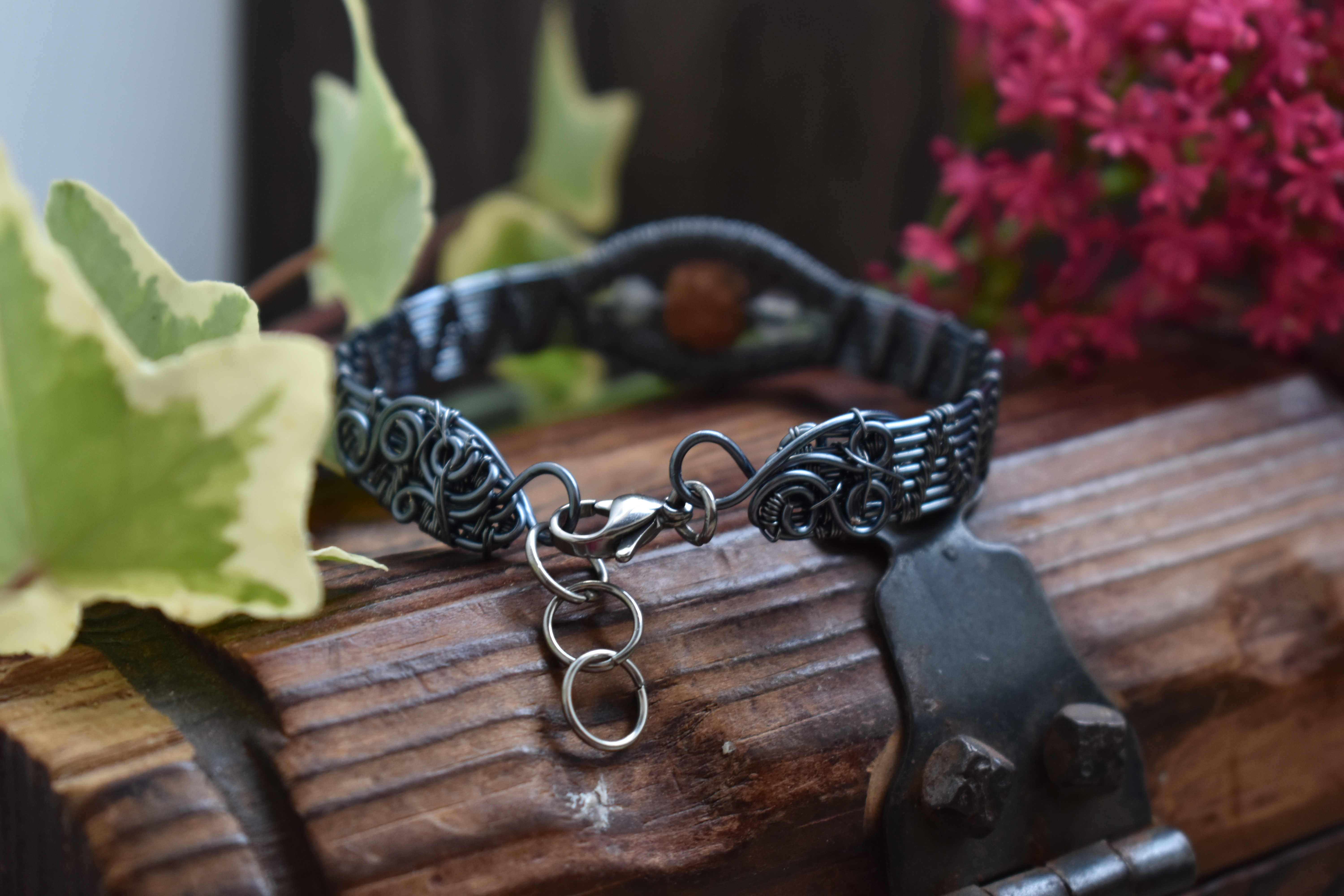 Bracelet ~Melwën~ Unakite & Agate Mousse
