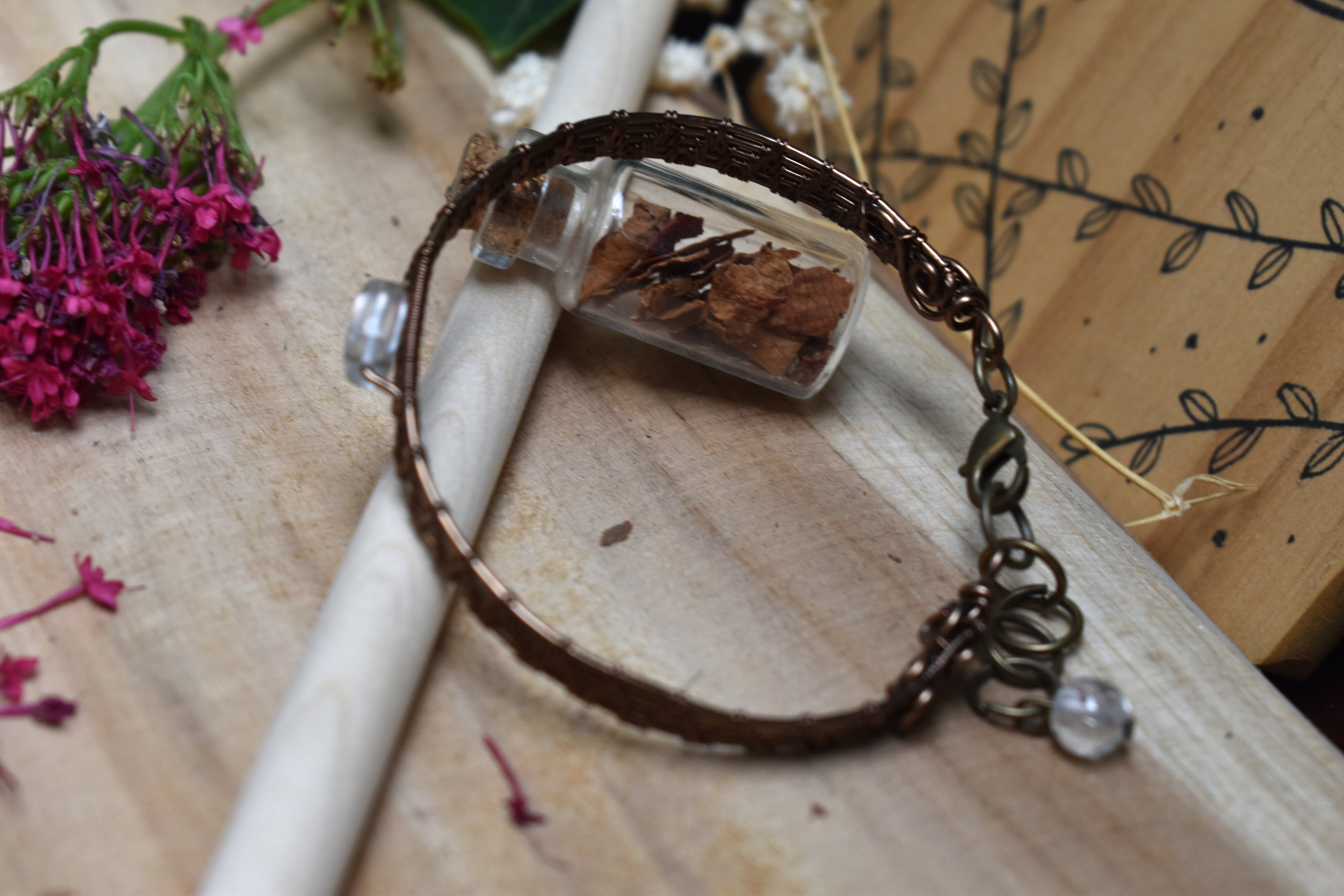 Bracelet ~Forge Précieuse~ Cristal de Roche