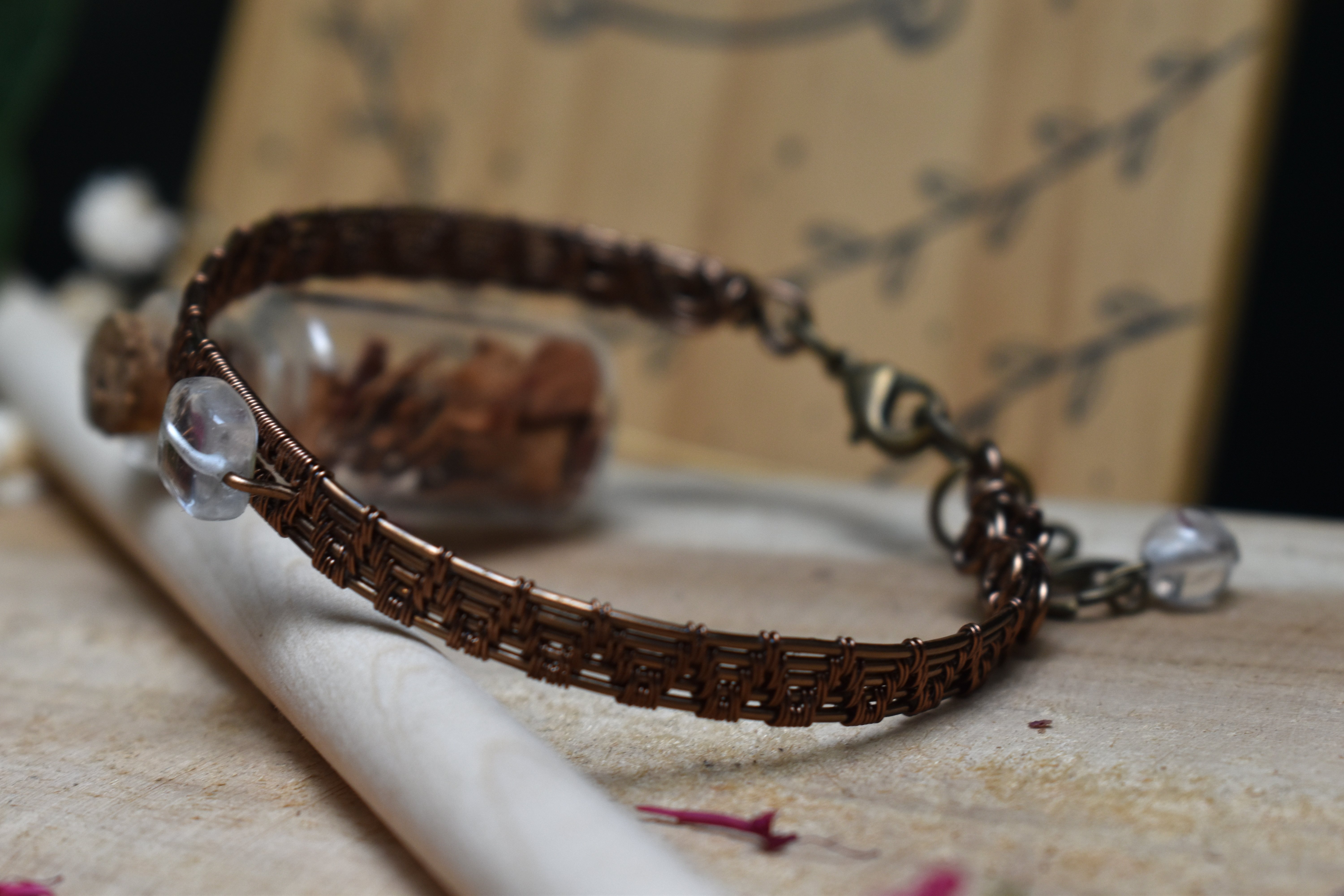 Bracelet ~Forge Précieuse~ Cristal de Roche