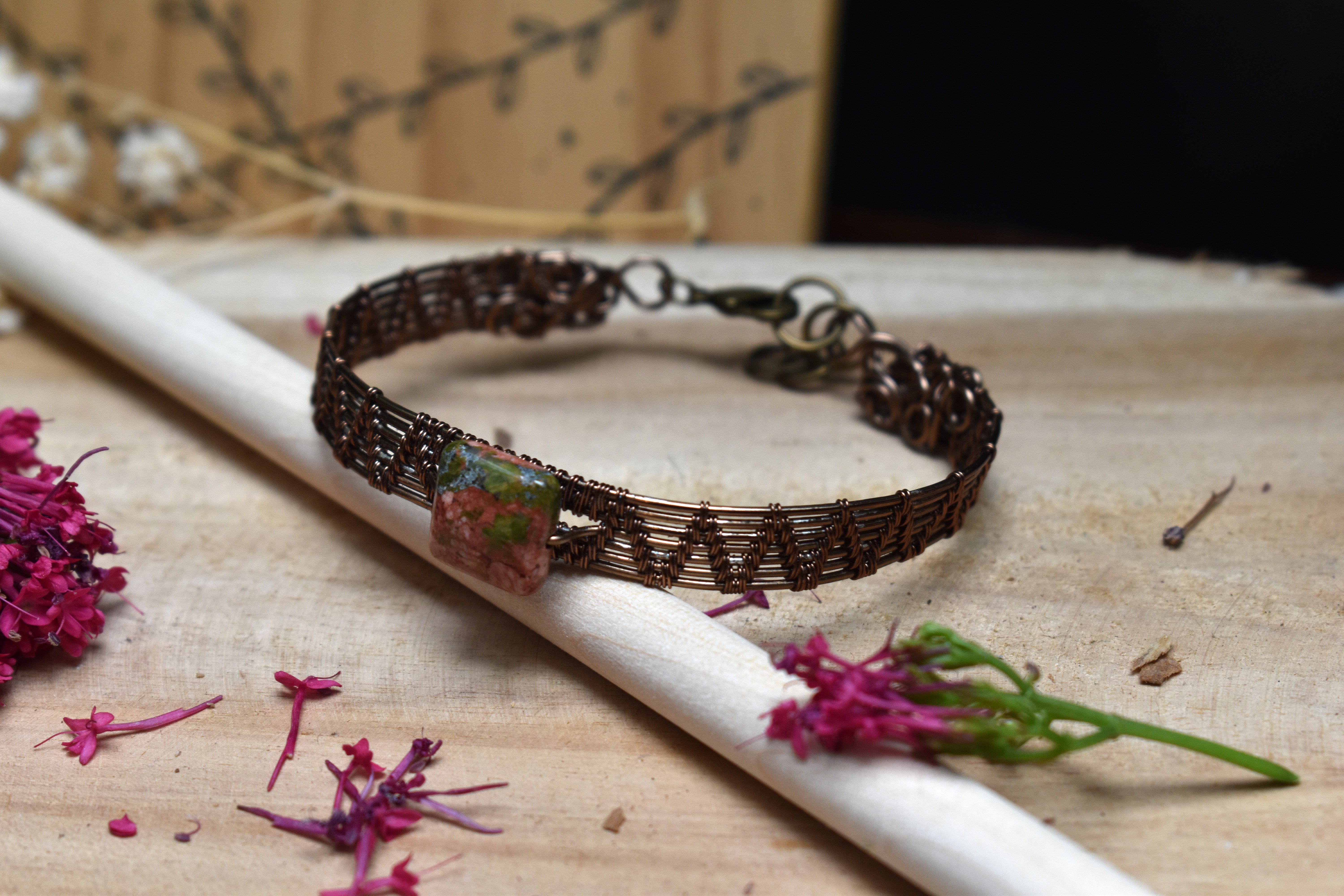 Bracelet ~Forge Précieuse~ Unakite