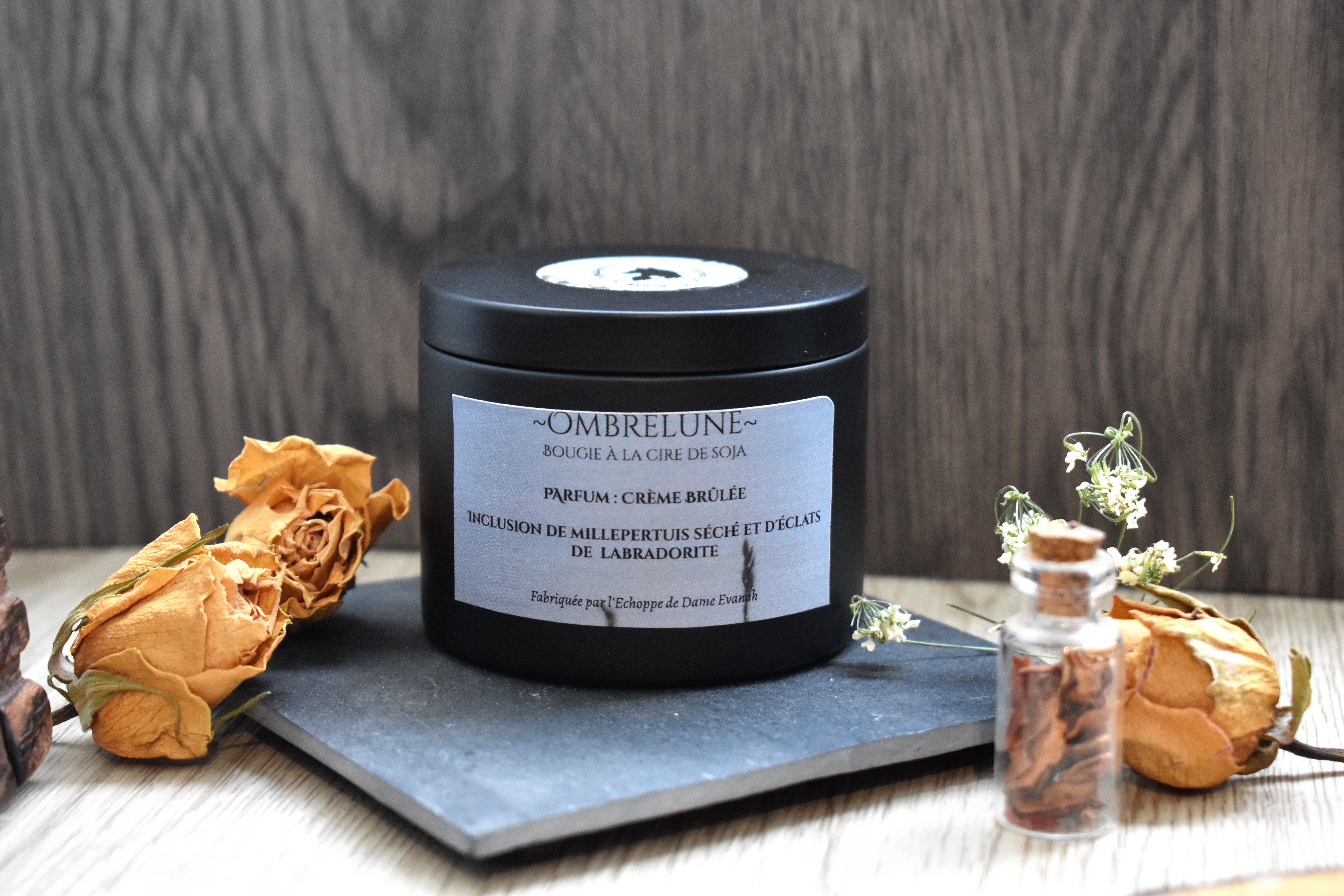 Bougies ~Ombrelune~ Crème Brûlée / 100g