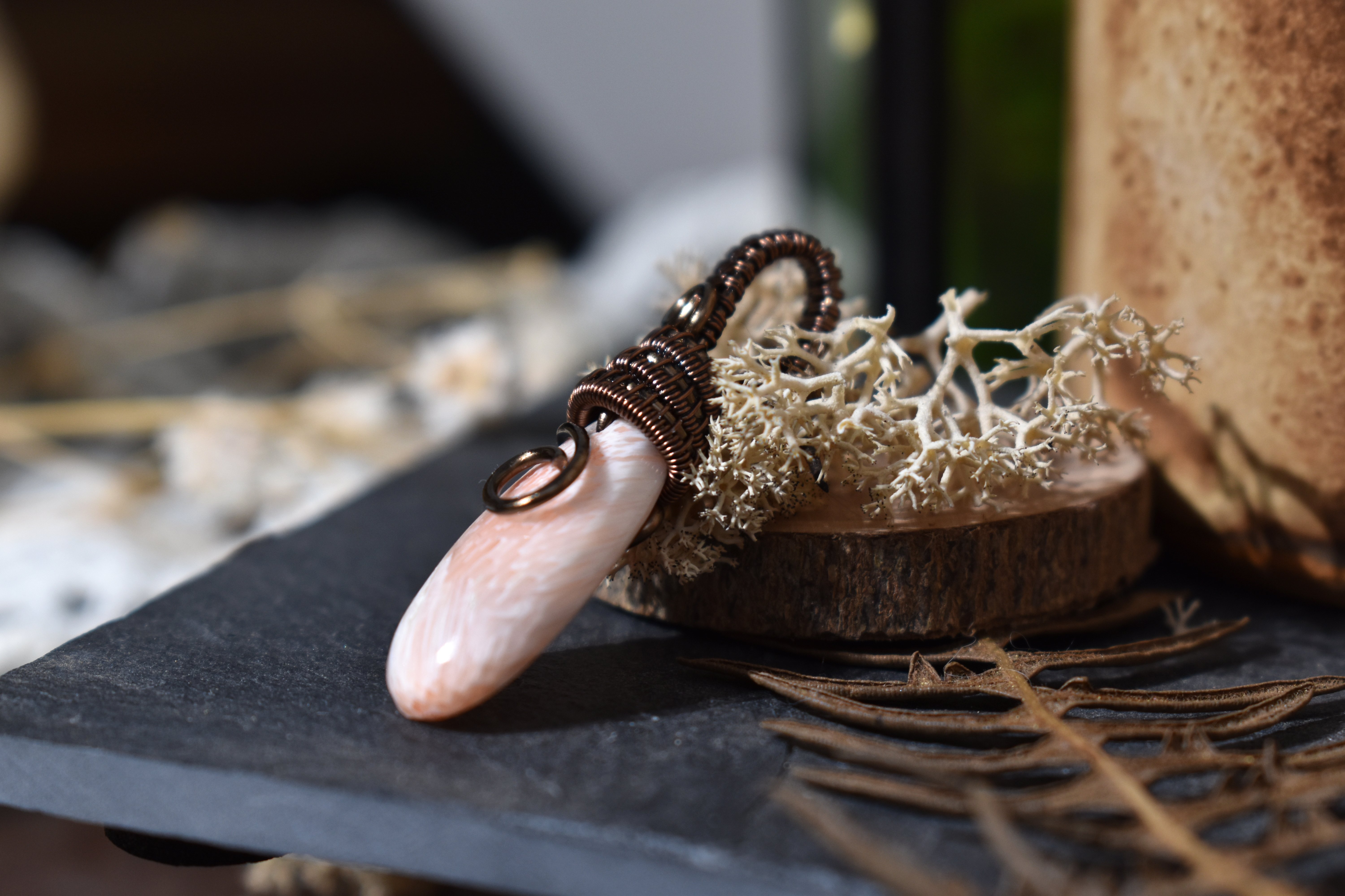 Pendentif ~Gardien du Souffle~ Scolecite