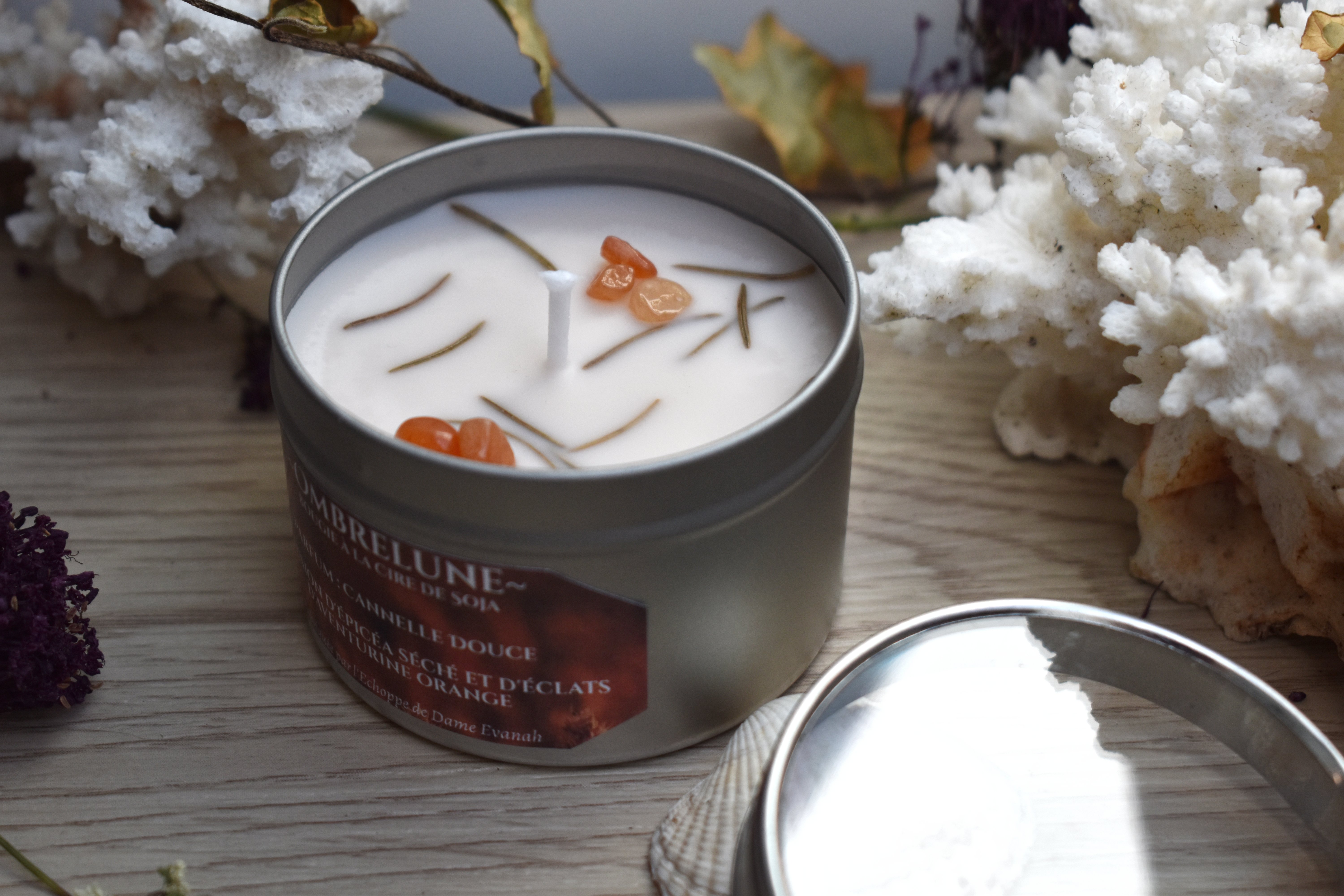 Bougie ~Ombrelune~ Cannelle Douce / 100g