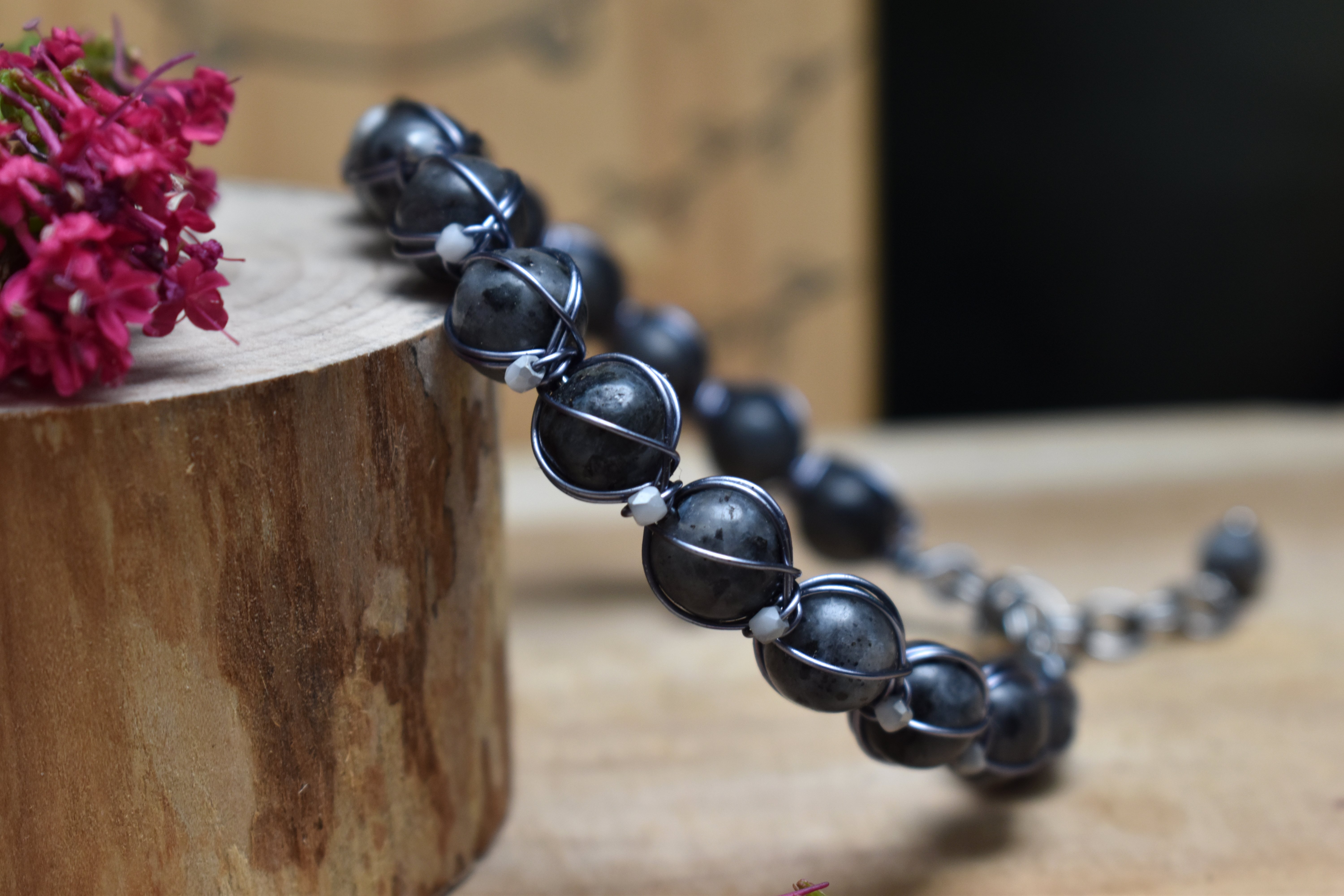 Bracelet ~Aralia~ Larvikite