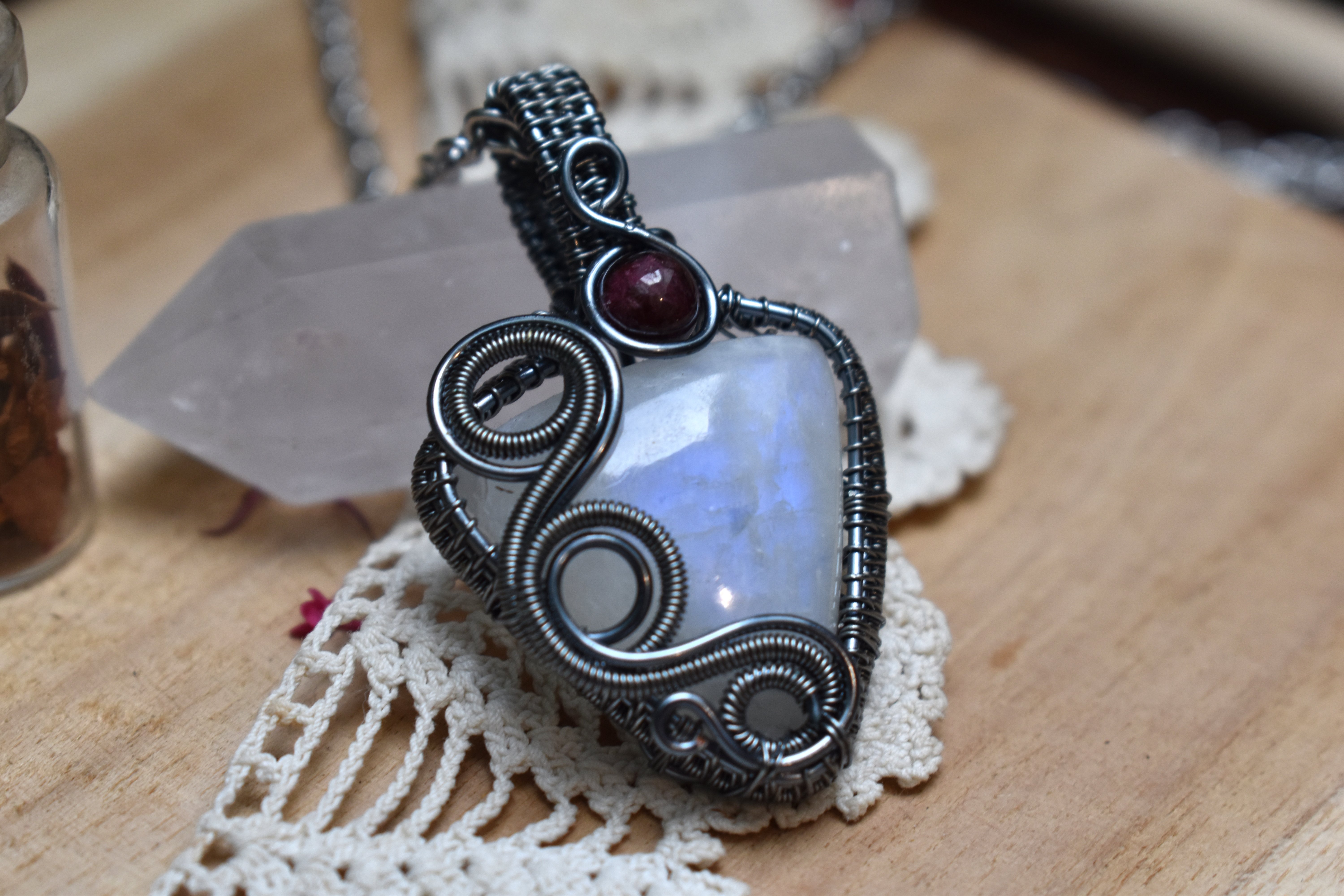 Collier ~Athéna~ Péristérite