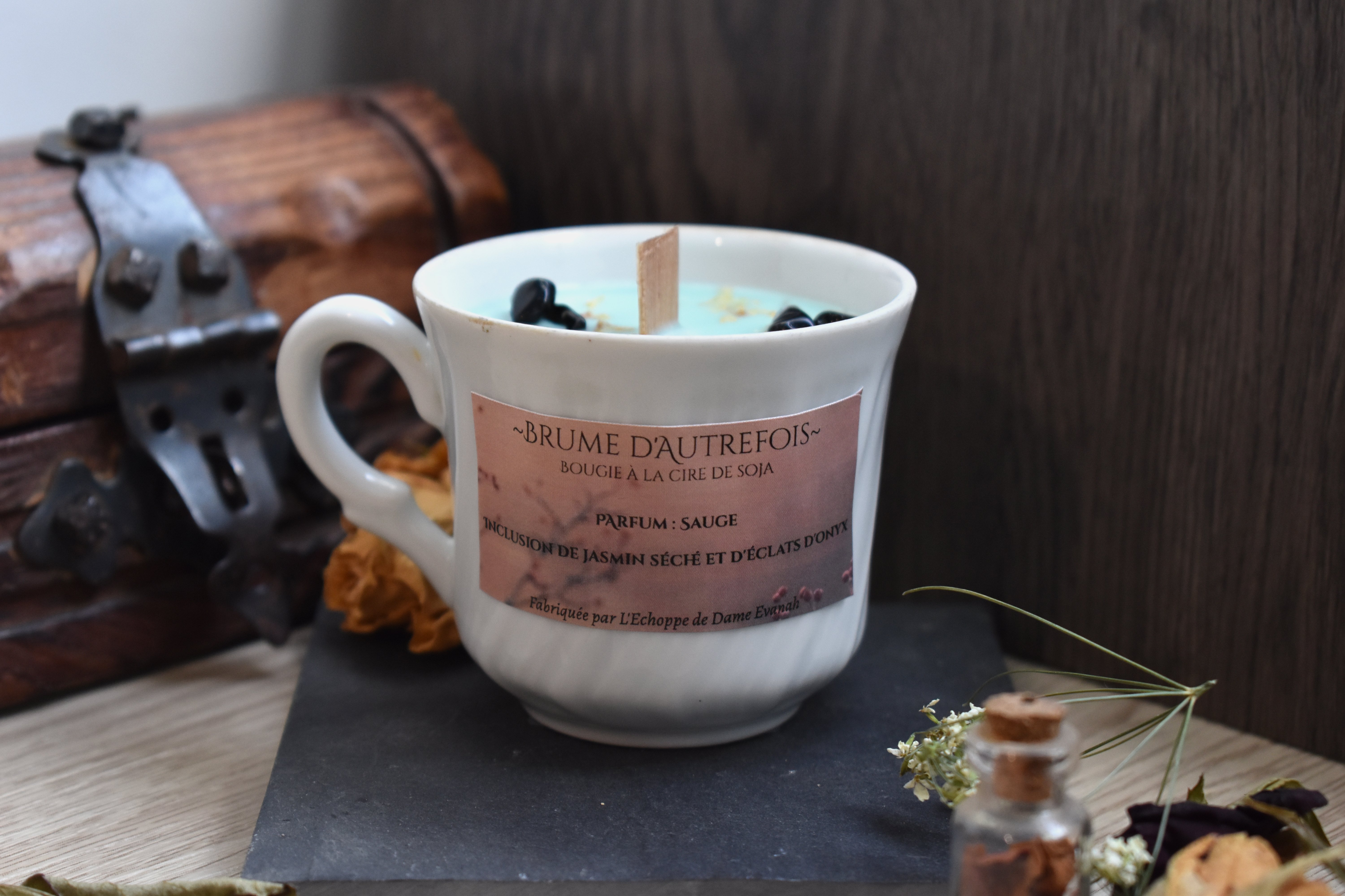 Bougie ~Brume d'Autrefois~ Sauge / 90g
