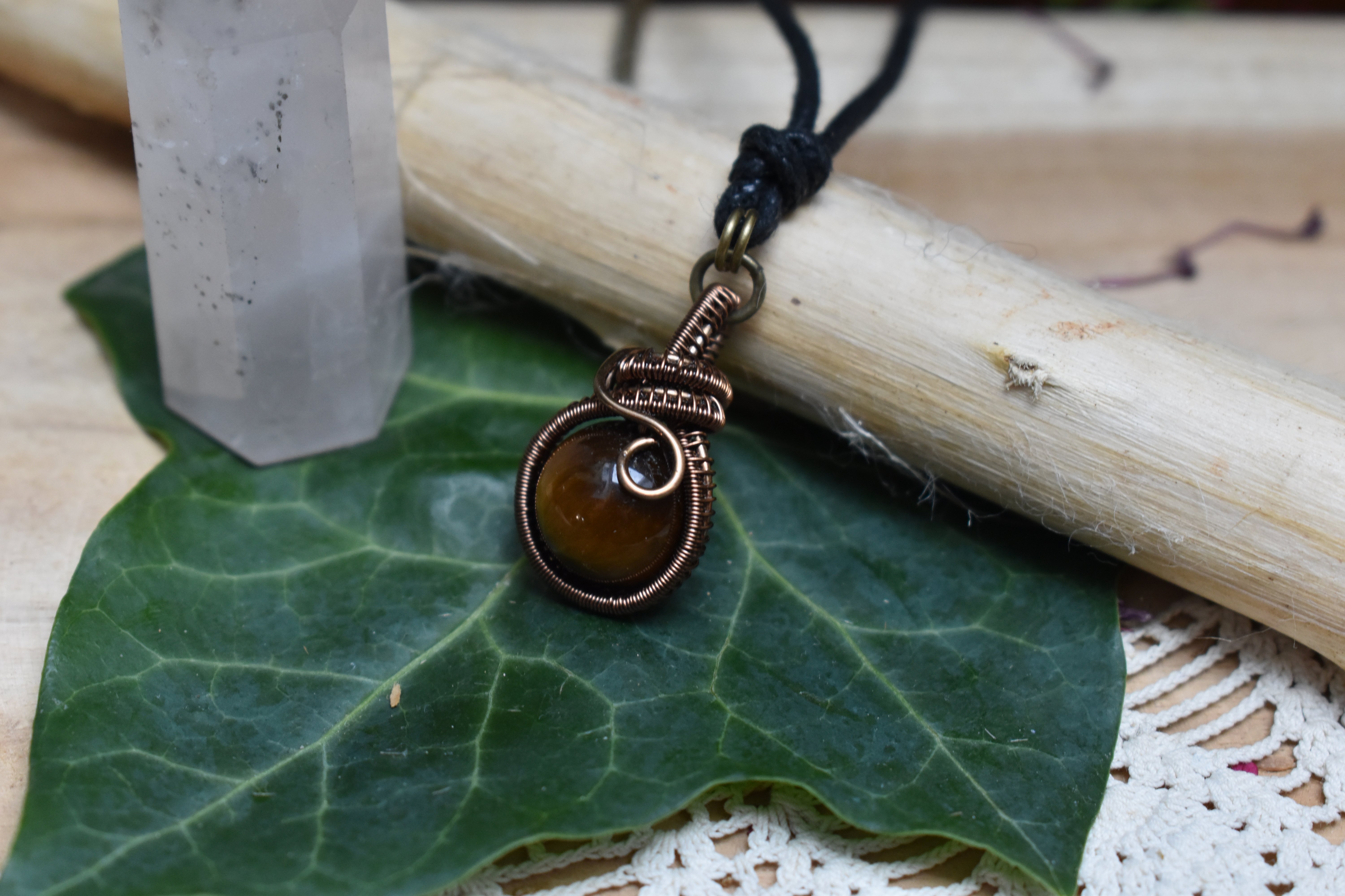 Pendentif ~Fidget~ Oeil de Tigre