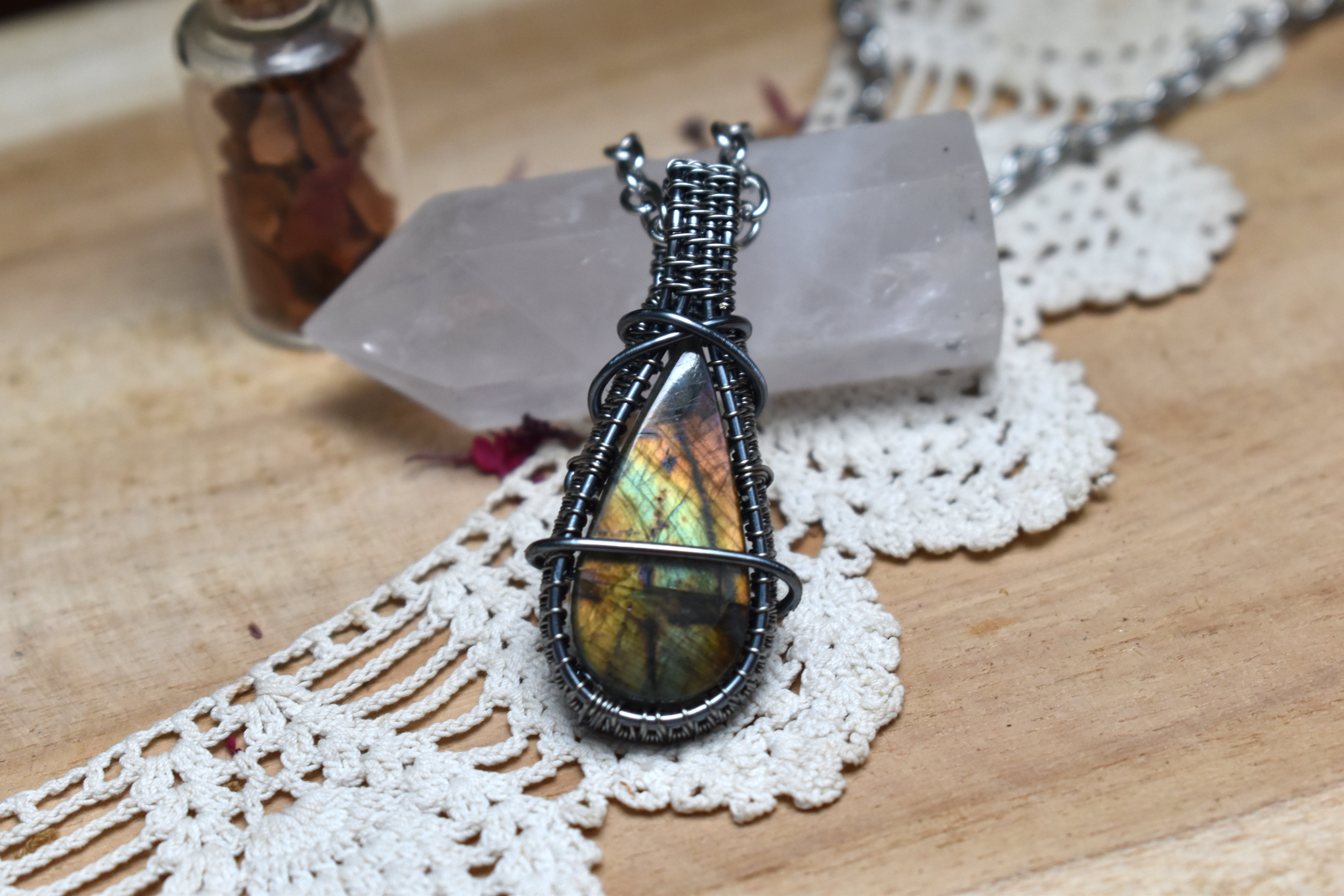Collier ~Athéna~ Labradorite 