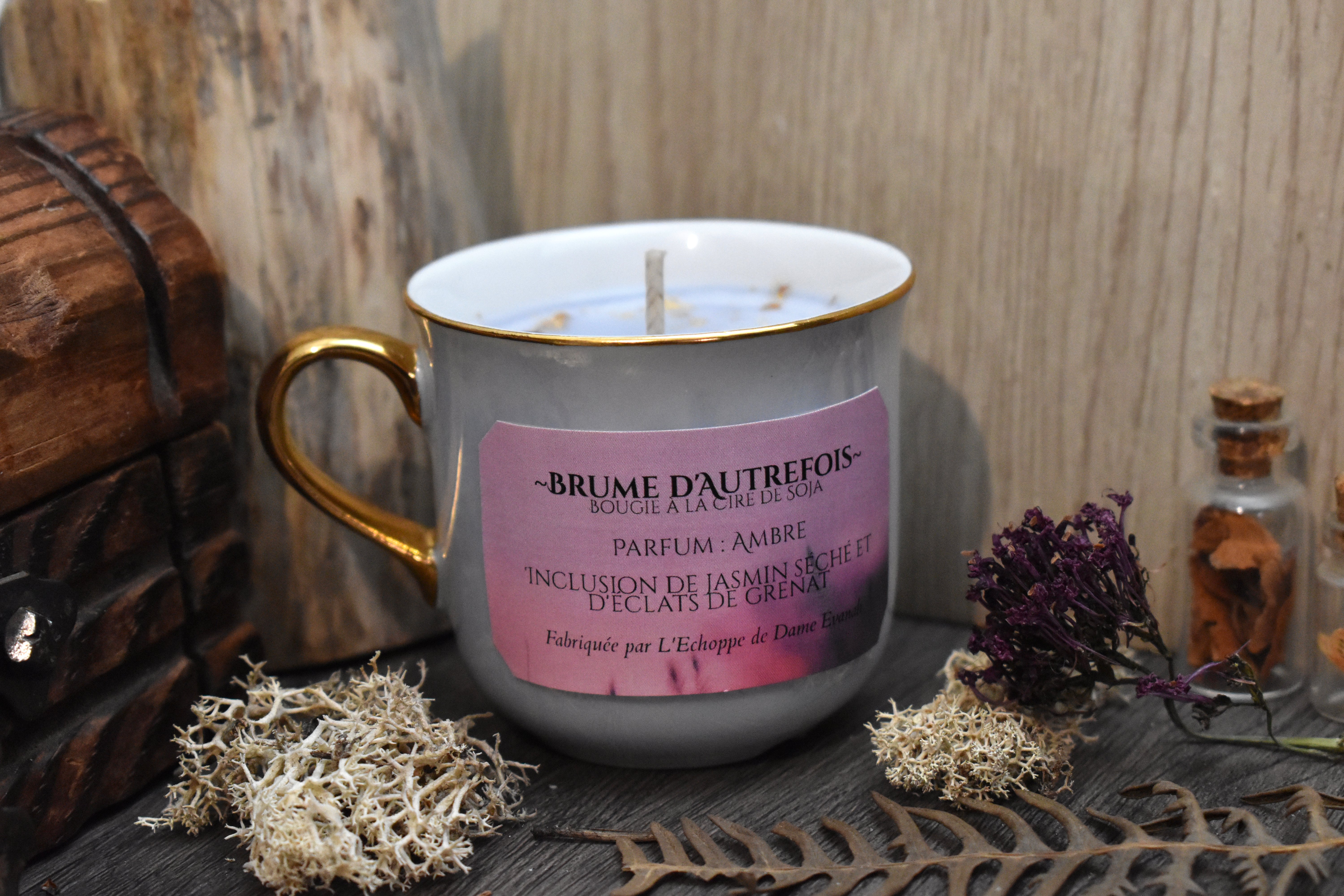 Bougie ~Brume d'Autrefois~ Ambre / 90g