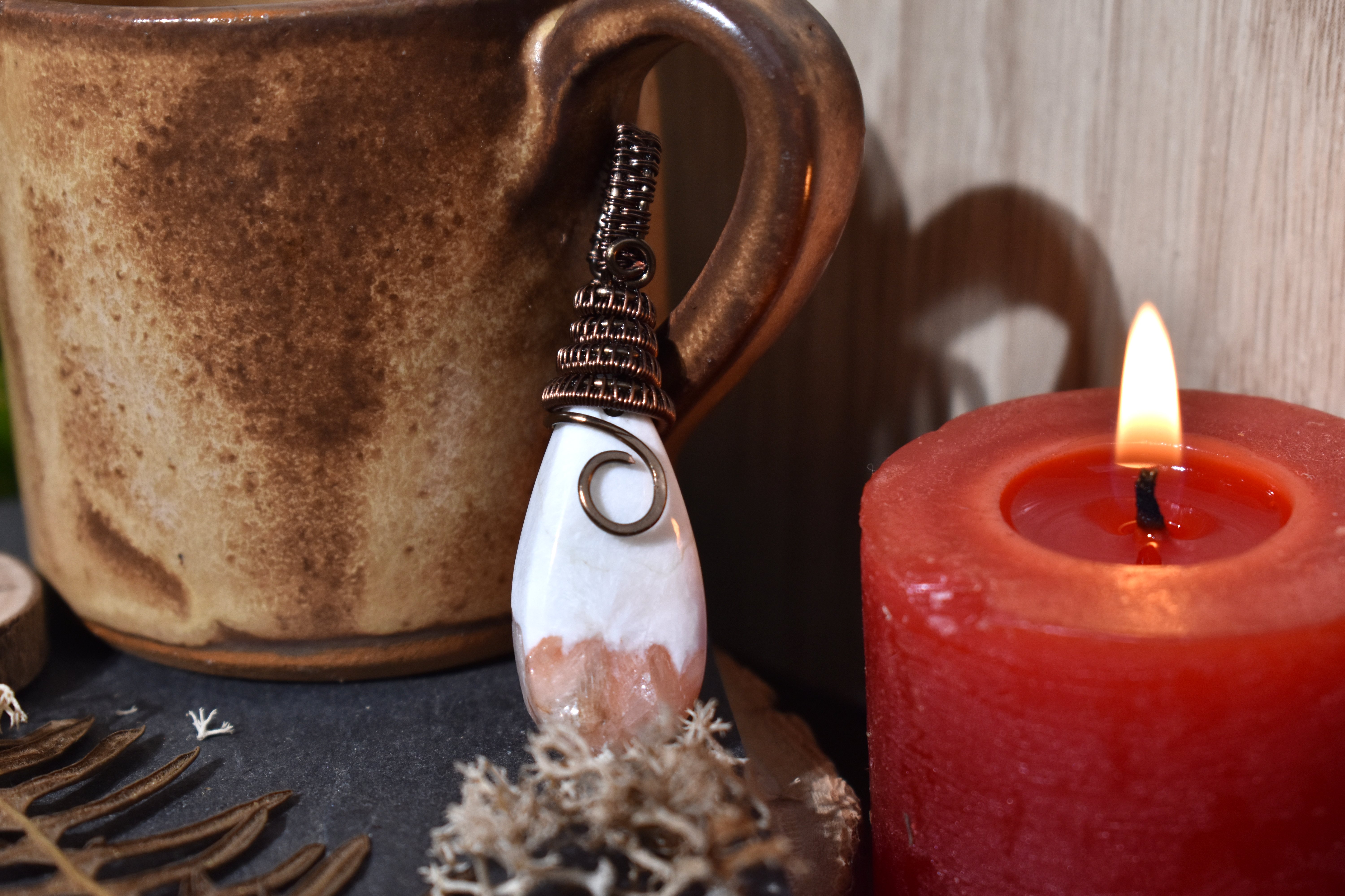 Pendentif ~Gardien du Souffle~ Scolecite