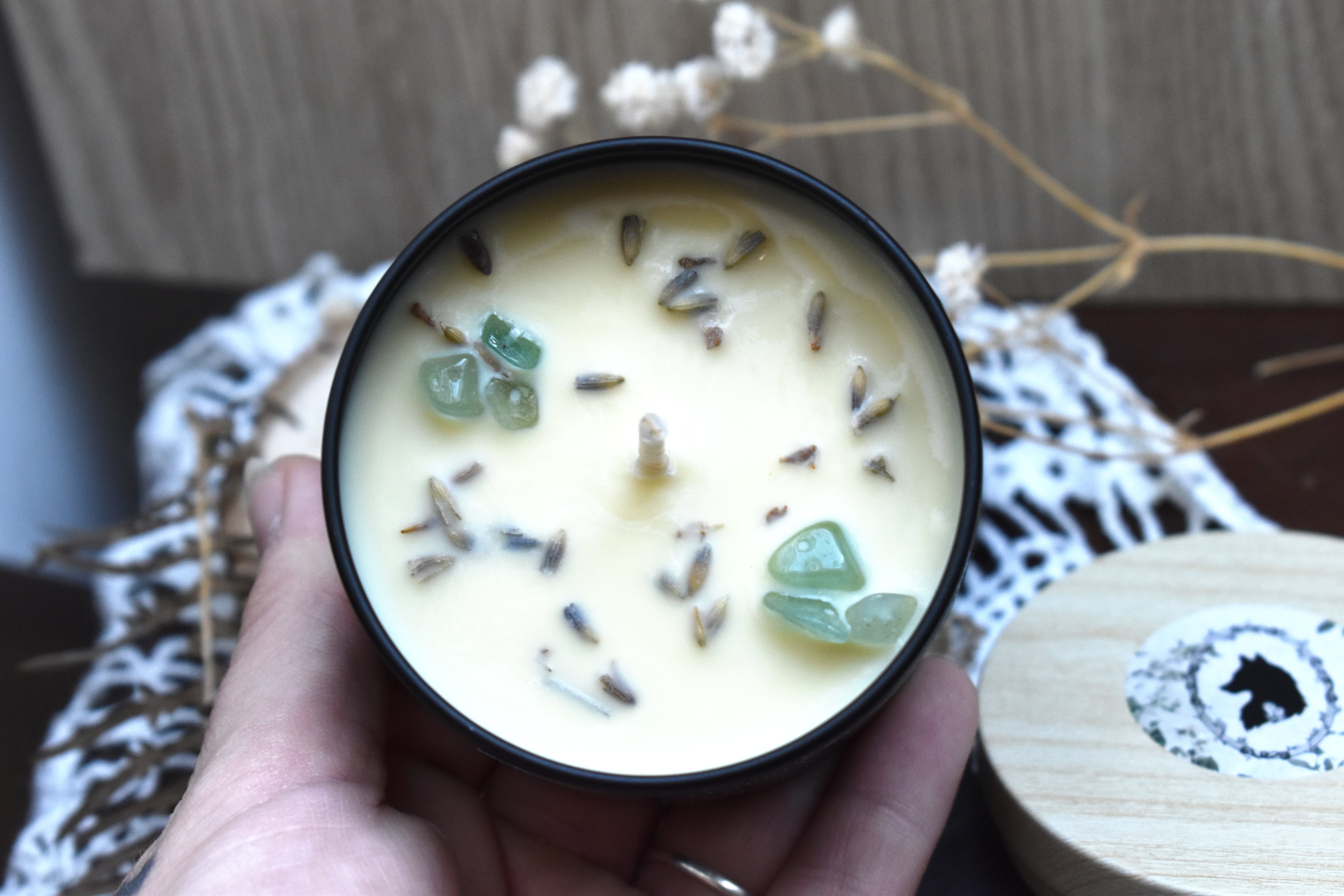 Bougie ~Ombrelune~ Mandarine / 100g