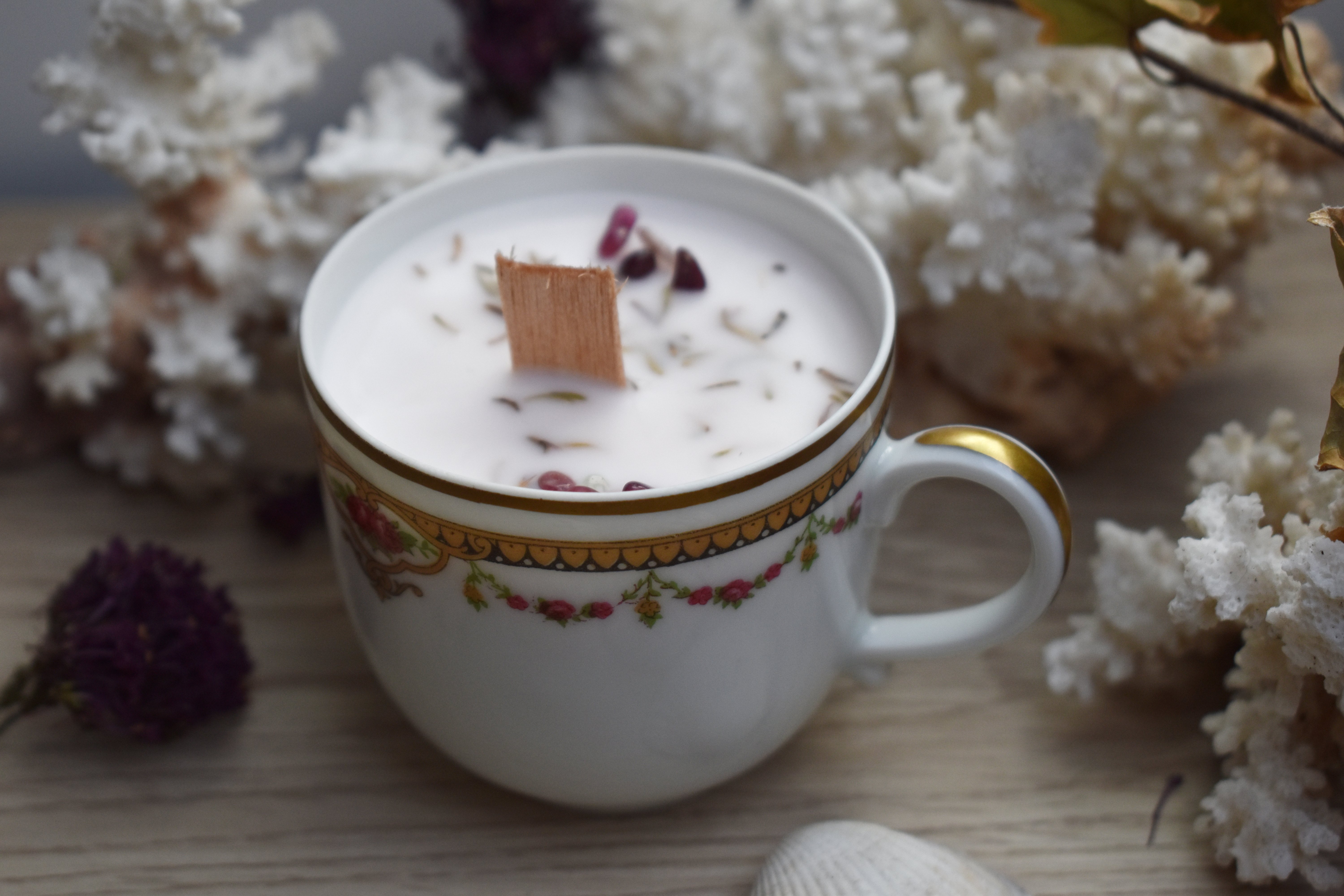 Bougie ~Brume d'Autrefois~ Fraise / 100g