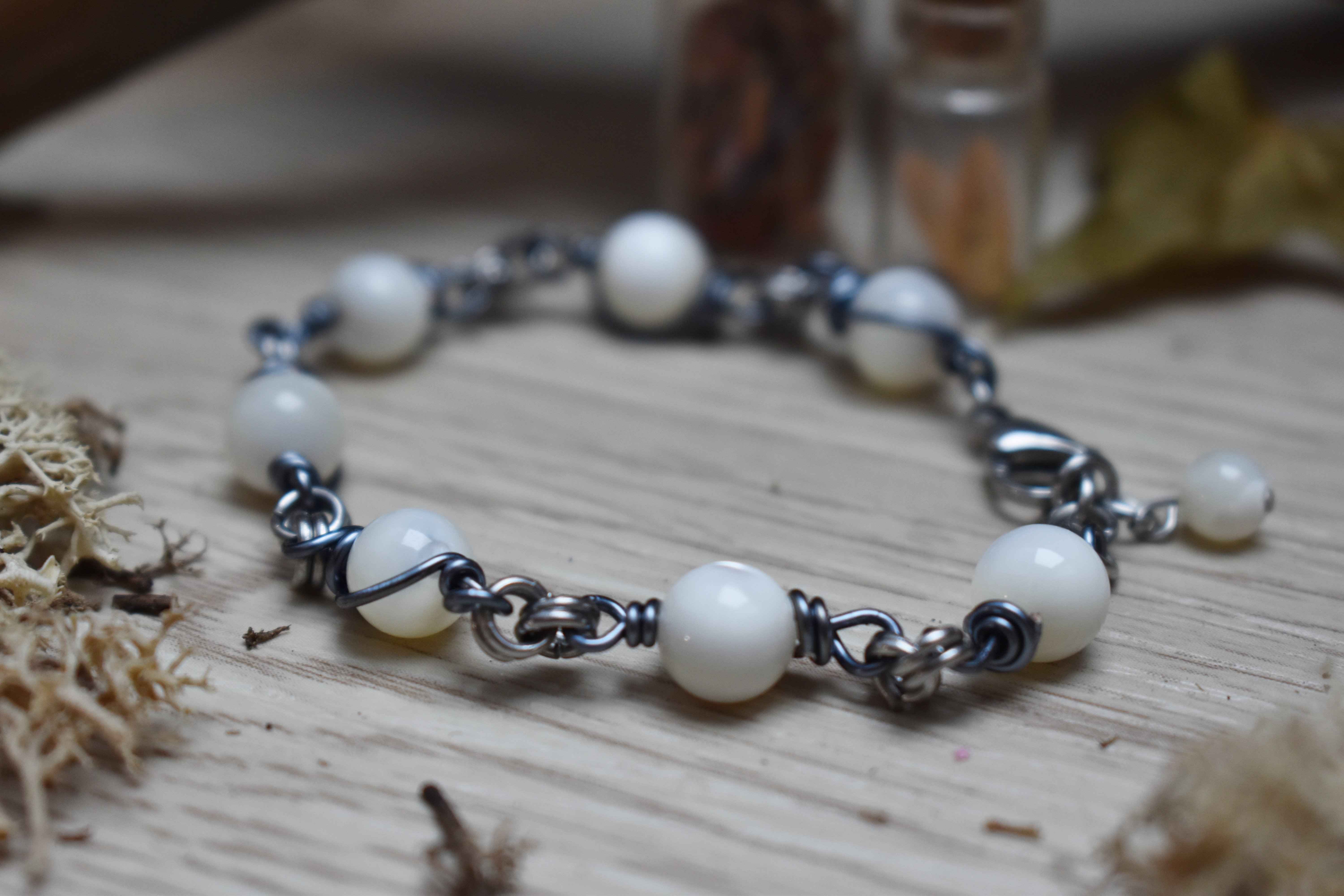 Bracelet ~Aelwynn~ Nacre