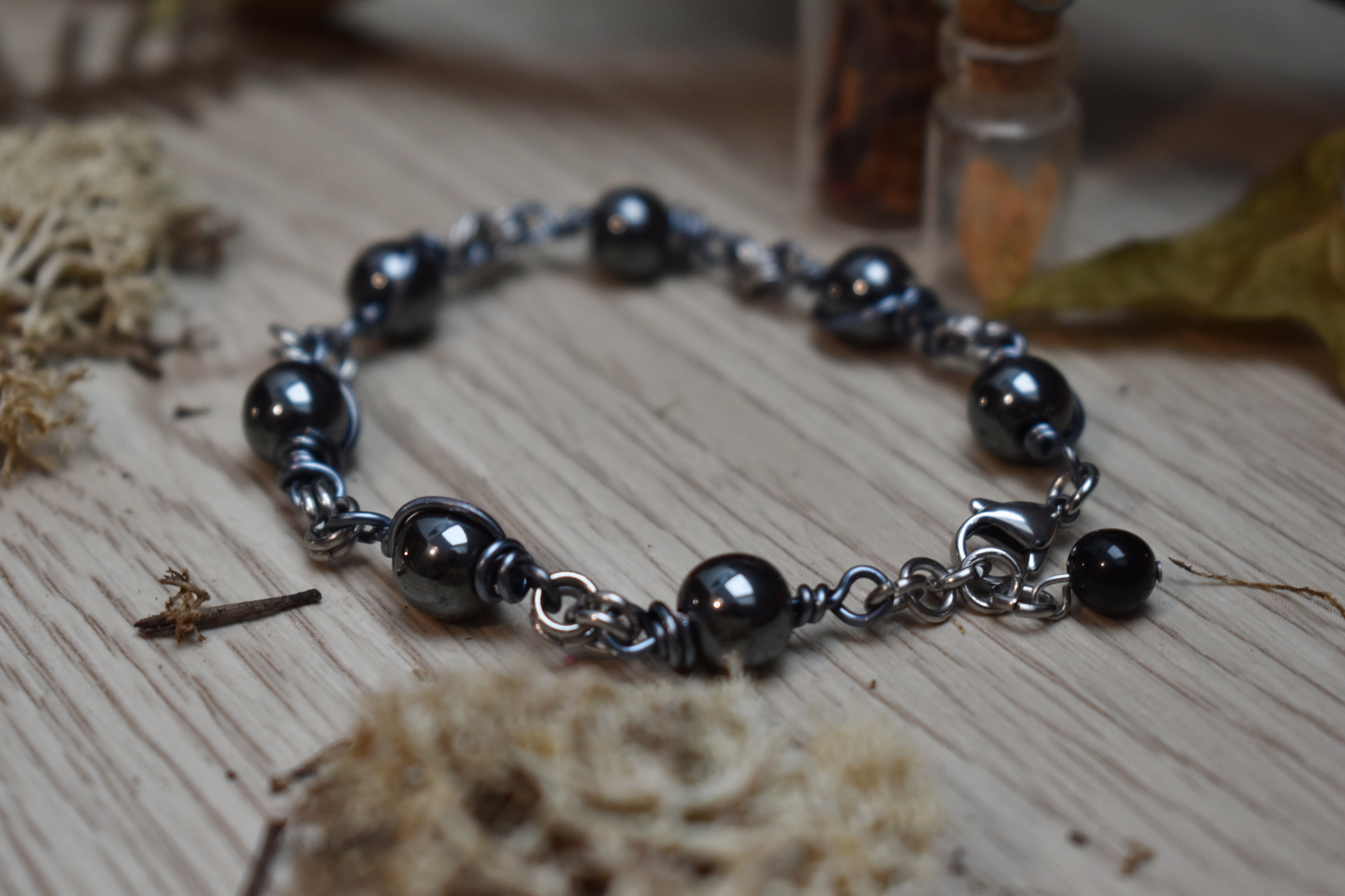 Bracelet ~Aelwynn~ Hématite