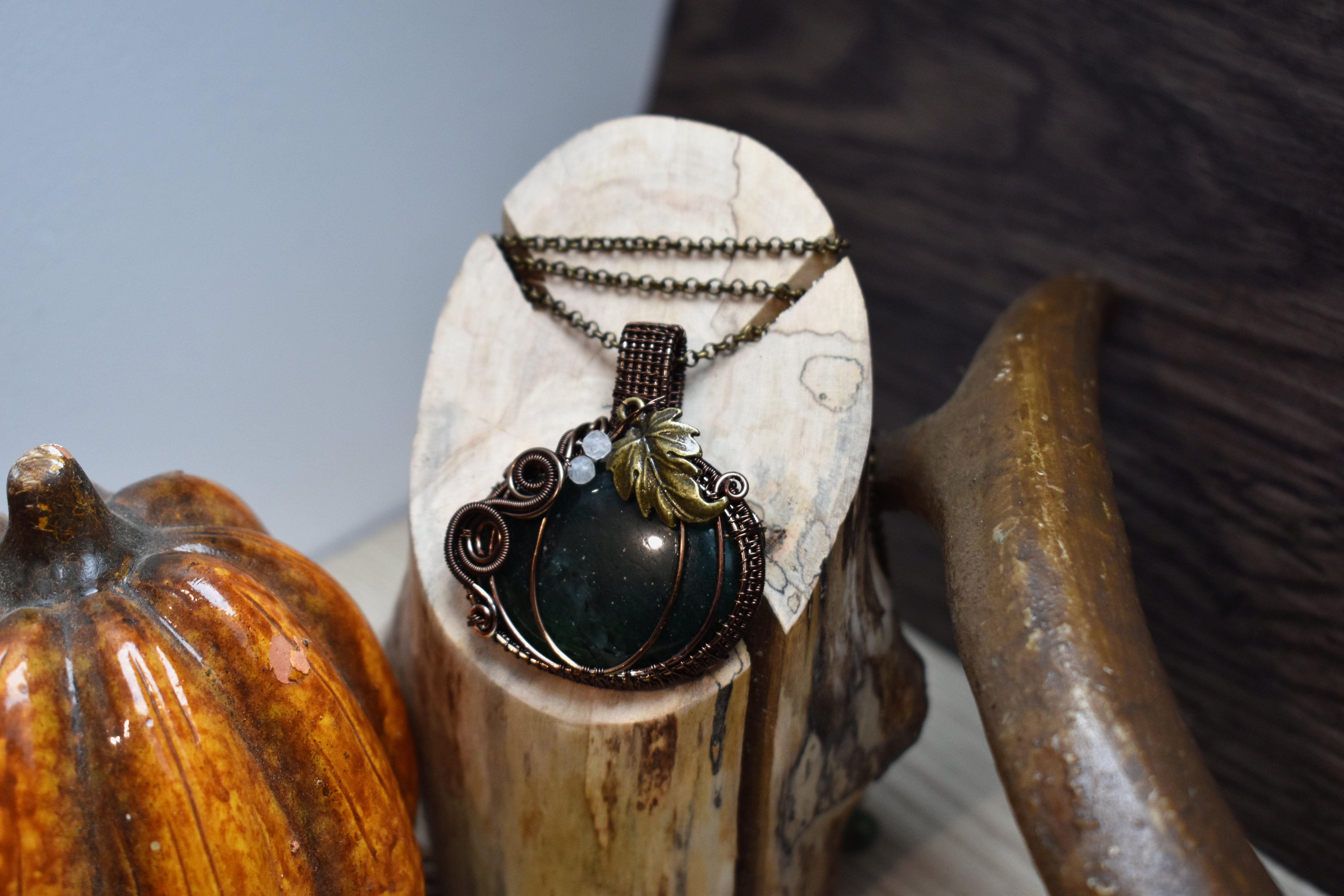 Collier ~Pumpkin~ Aventurine 