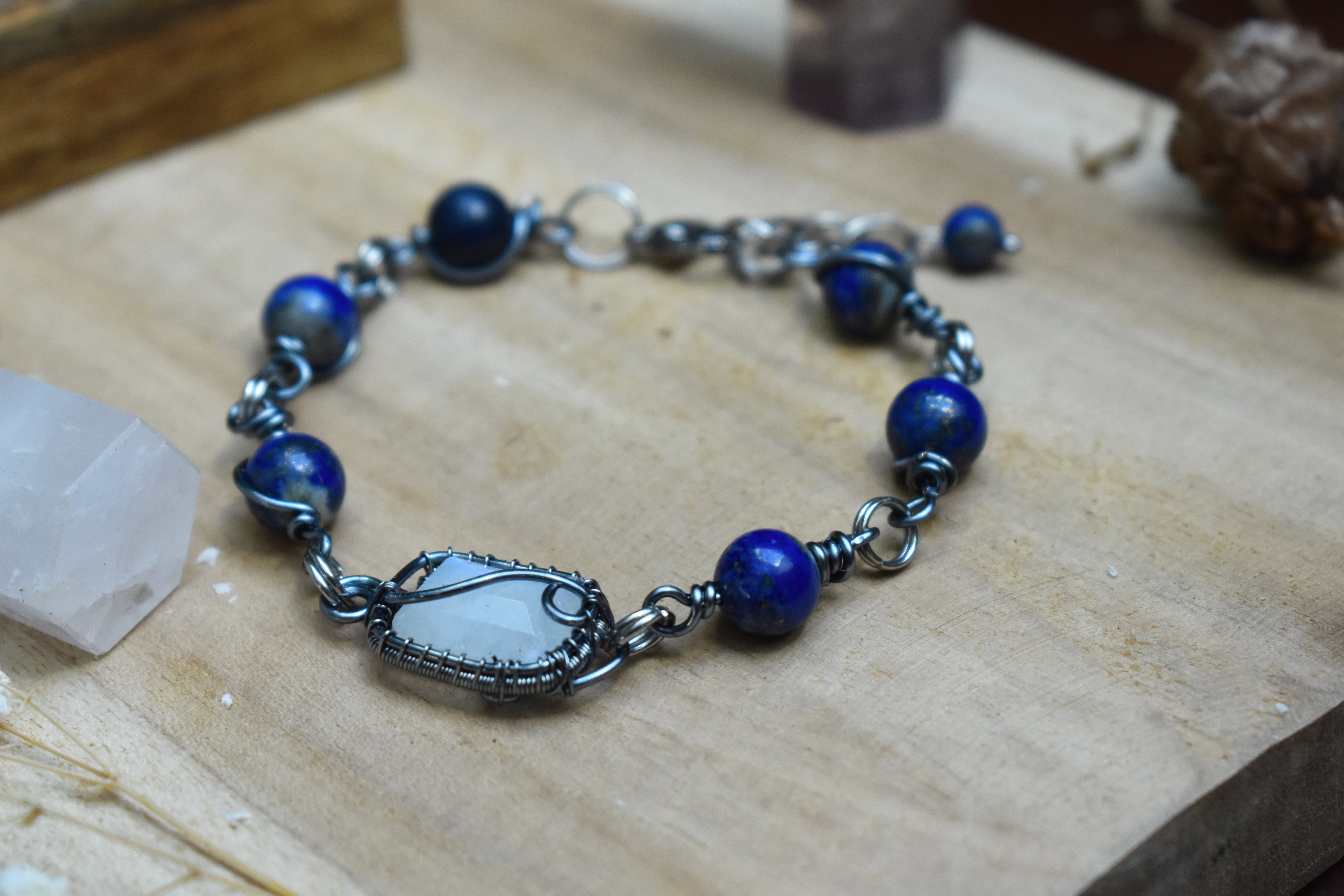 Bracelet ~Aelindra~ Péristérite