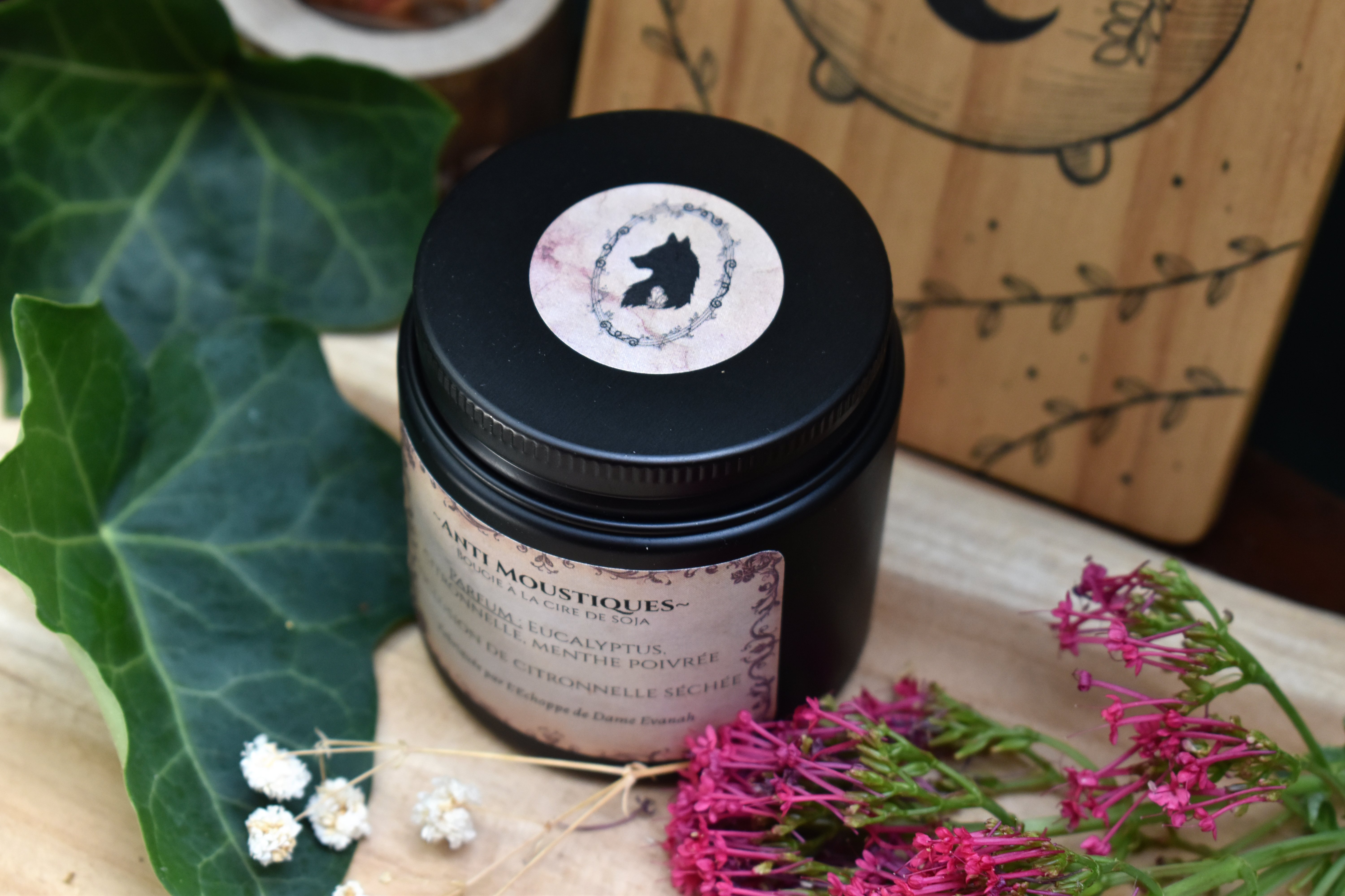 Bougie ~Ombrelune~ Anti Moustiques