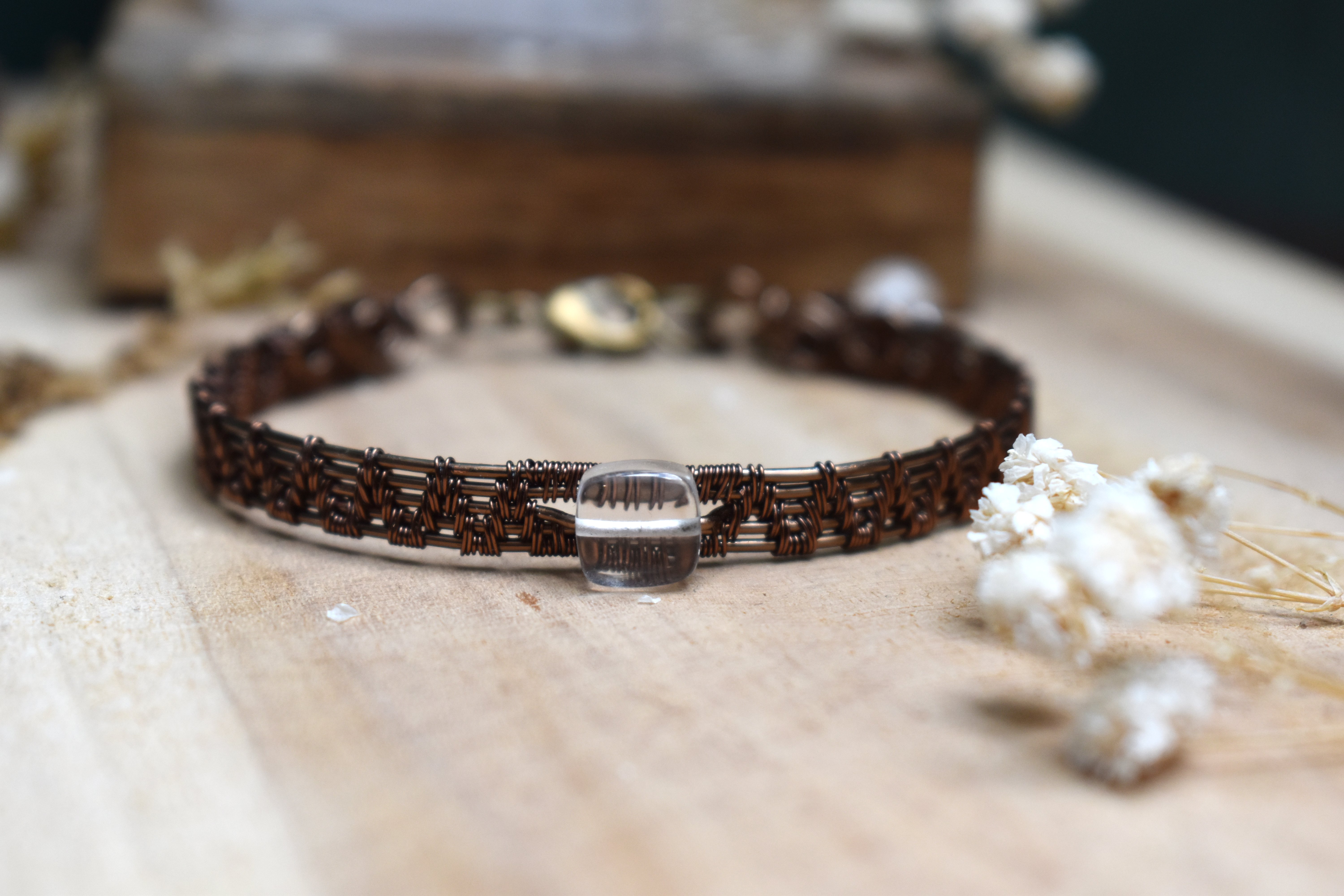 Bracelet ~Forge Précieuse~ Cristal de Roche 