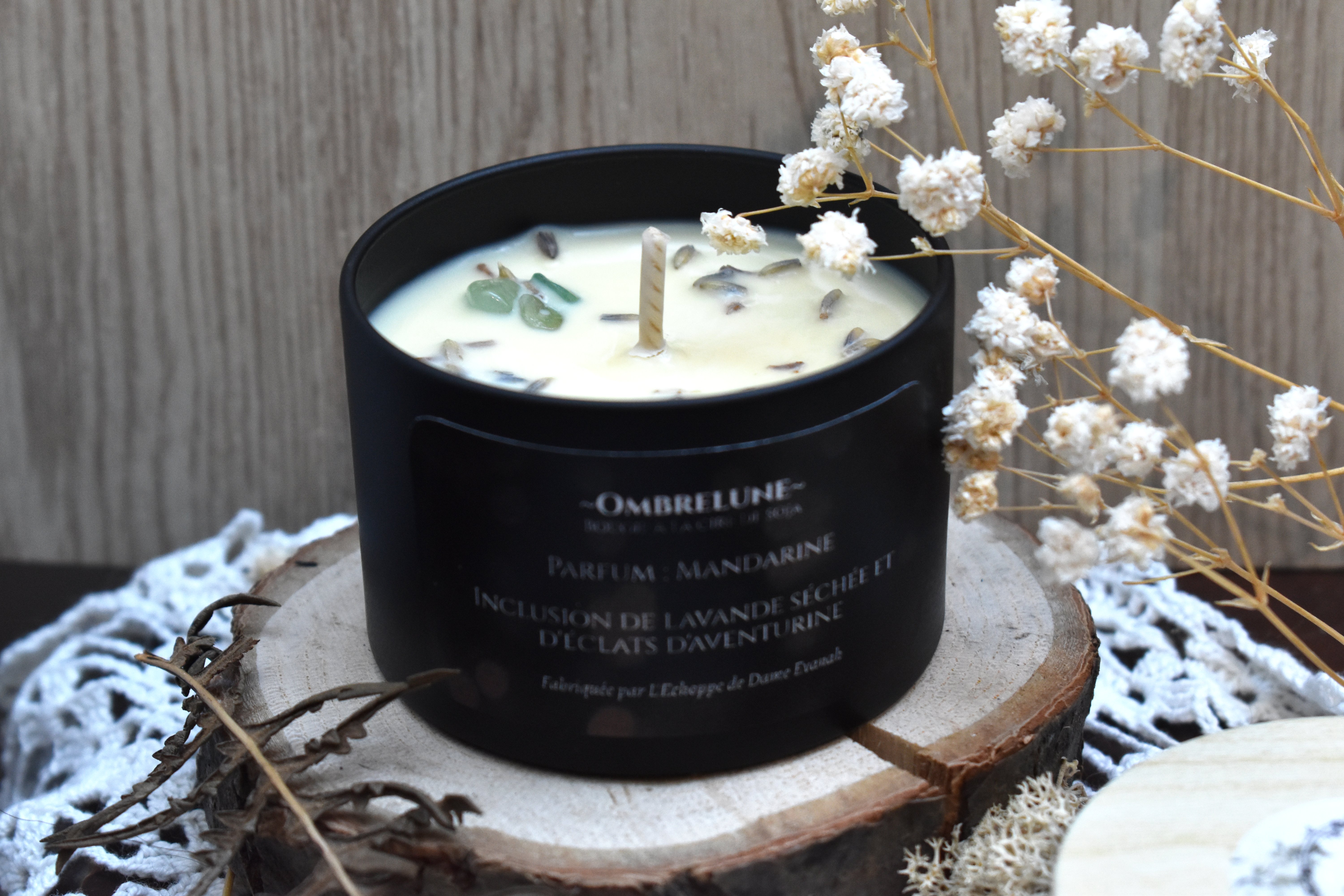 Bougie ~Ombrelune~ Mandarine / 100g