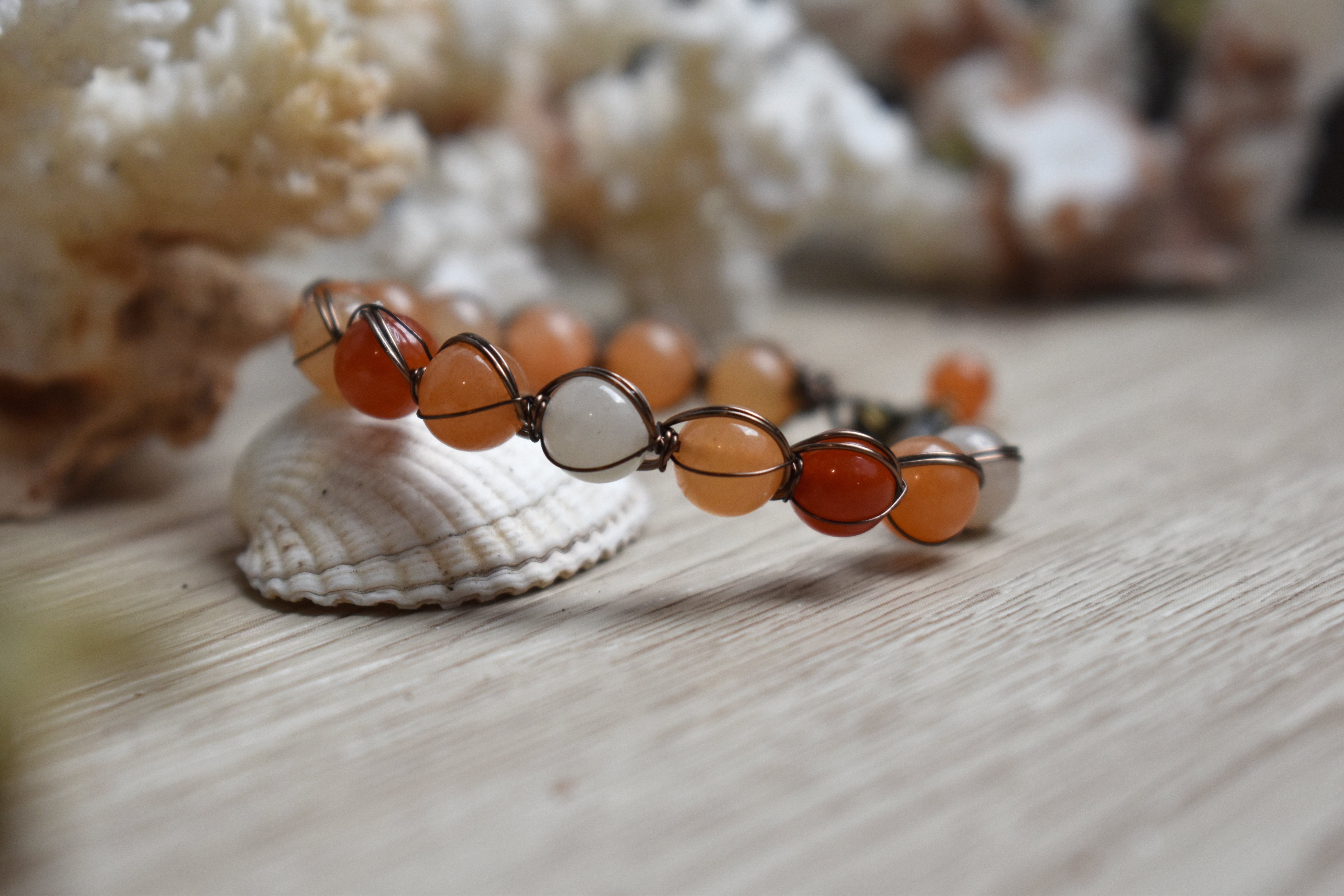 Bracelet ~Aralia~ Aventurine Orange