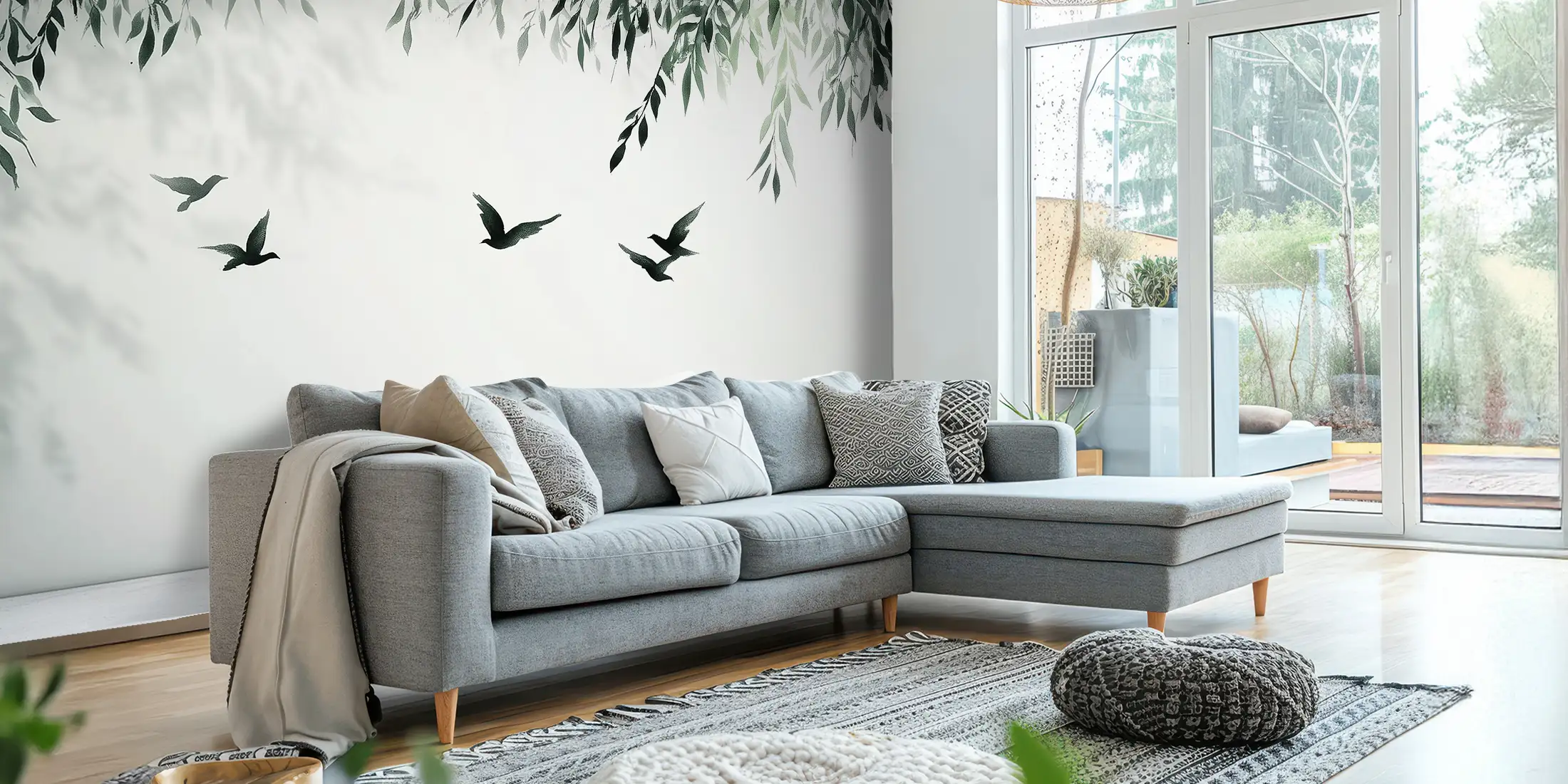 Oiseaux en vol