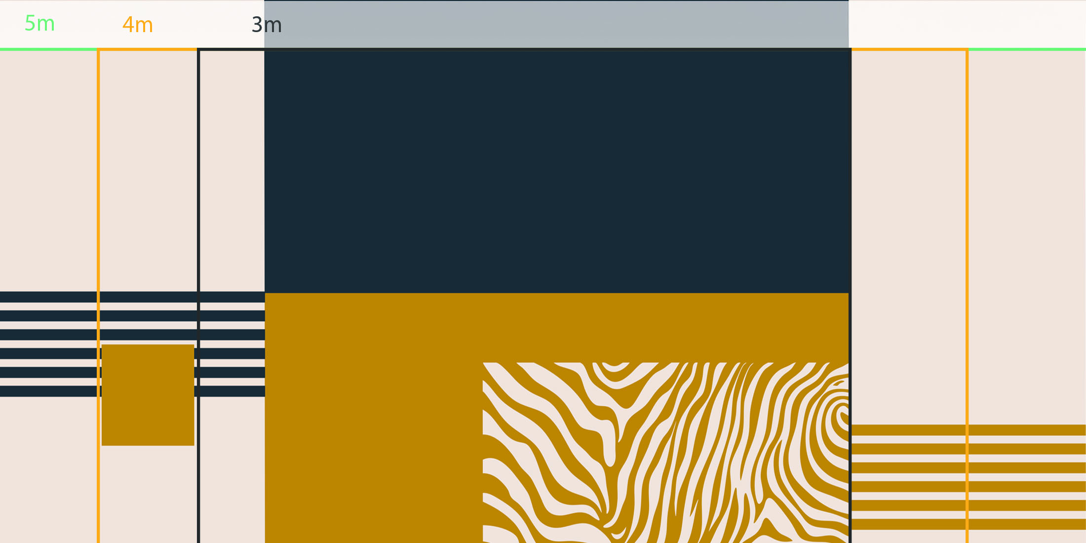 Abstract lines and zebra vibes