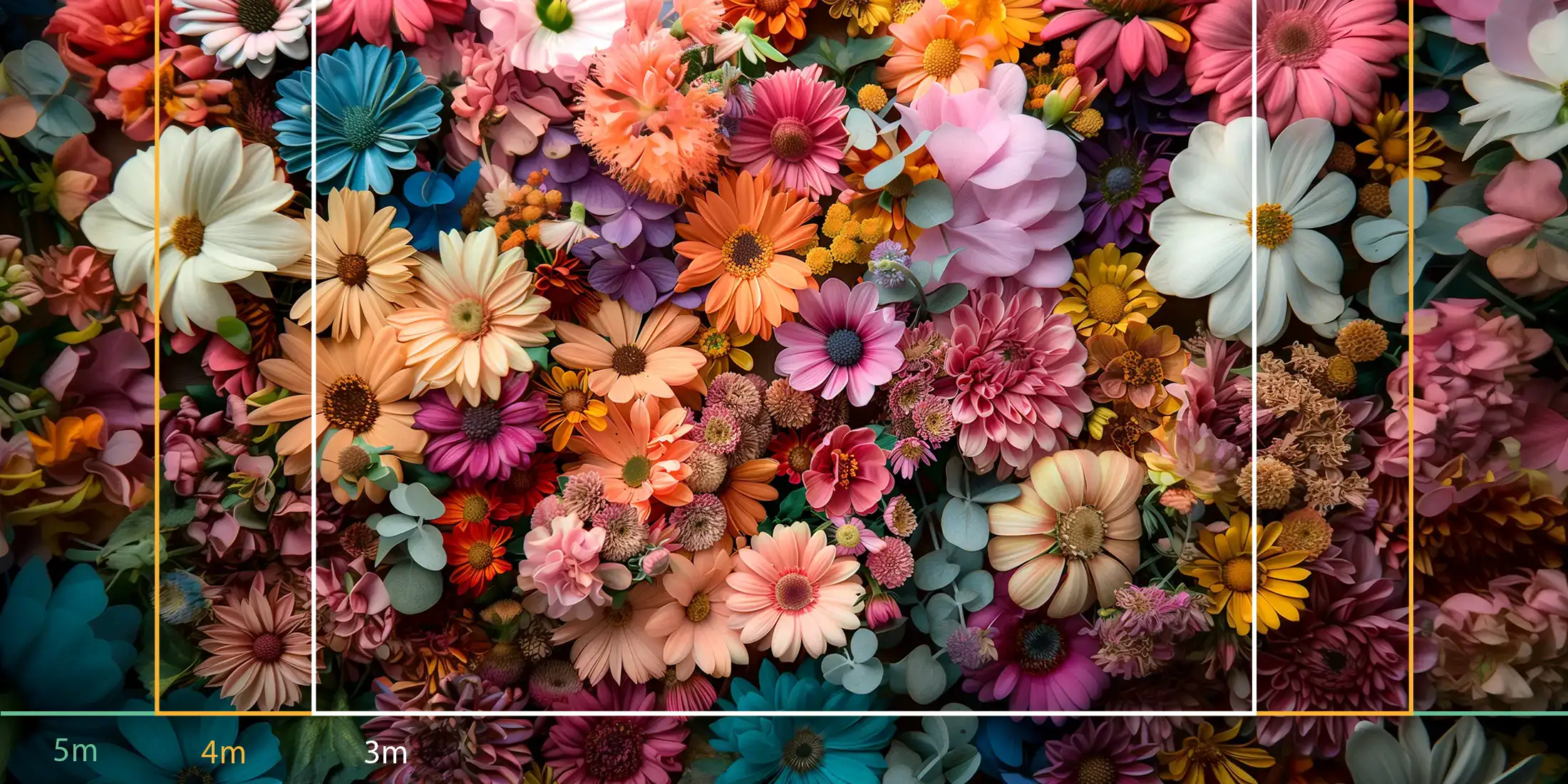 Composition de fleurs séchées