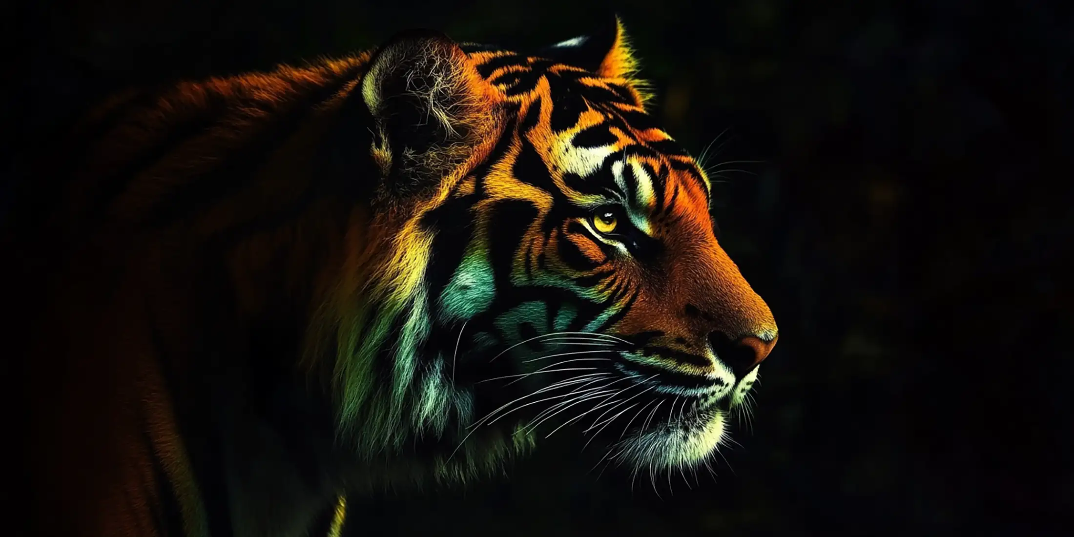 Tigre dans l'ombre