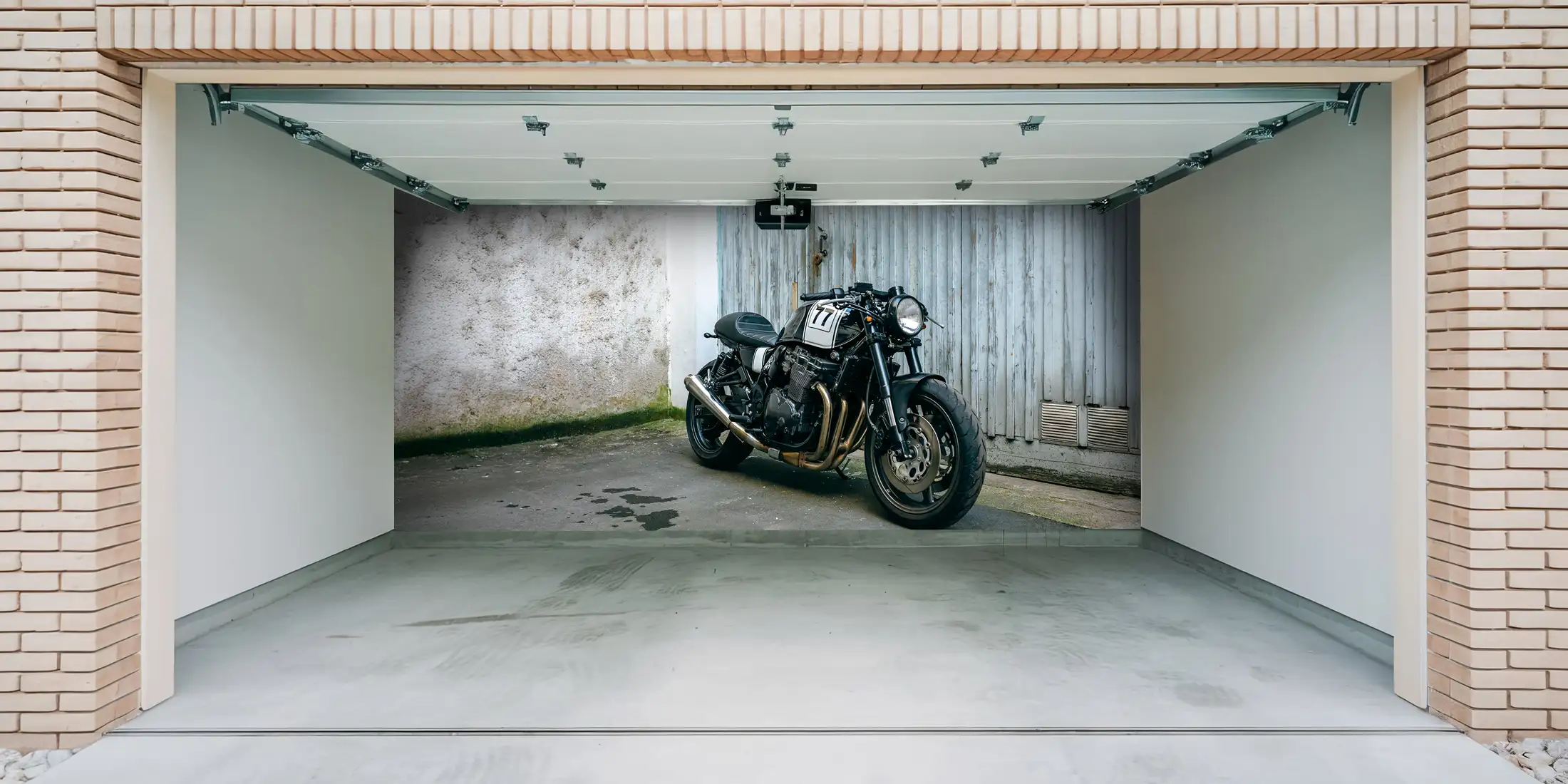 Moto en pleine rue