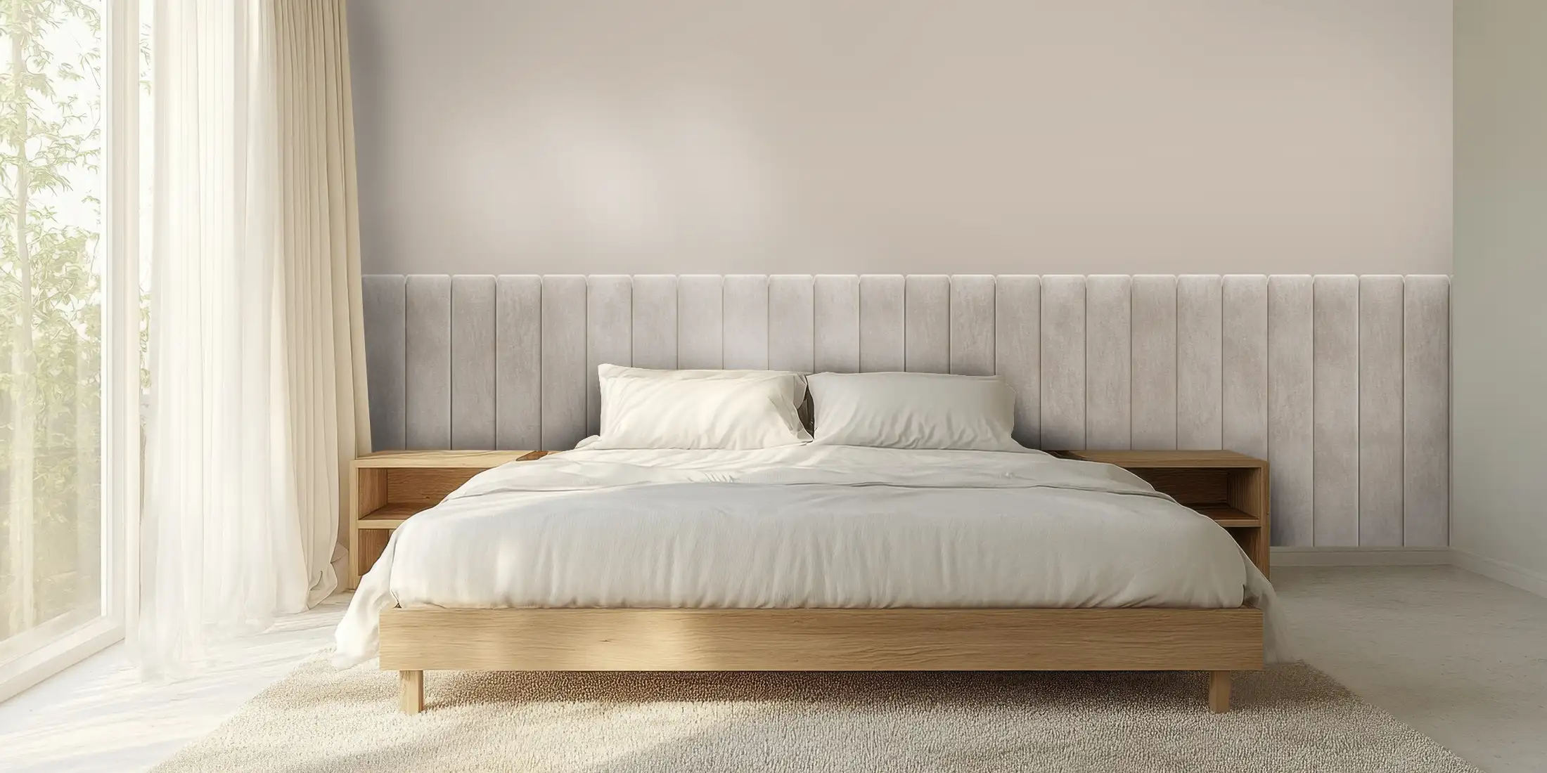 Tissu de velours beige