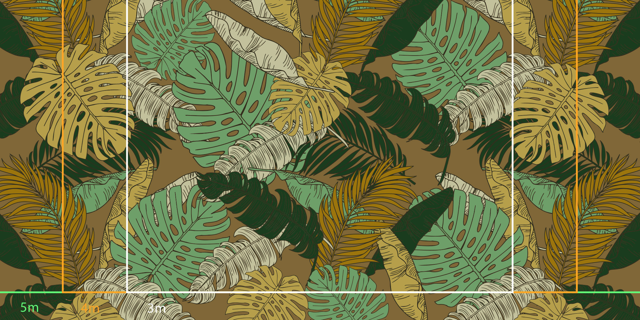 Feuilles tropicales nature