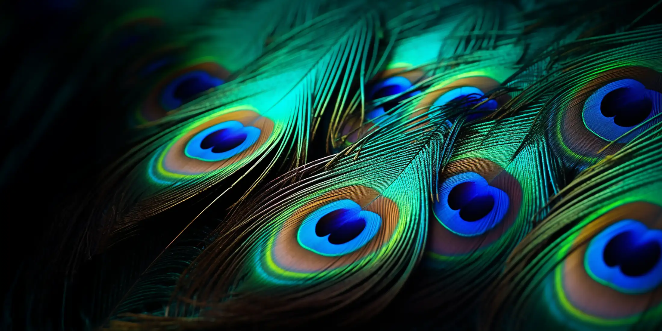 Plumes de paon