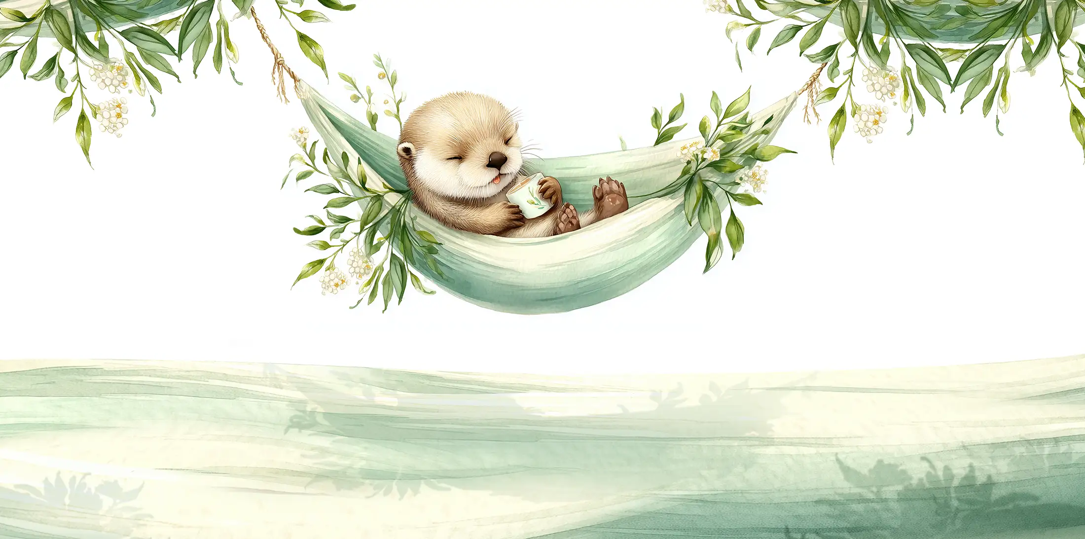 Loutre dans son hamac
