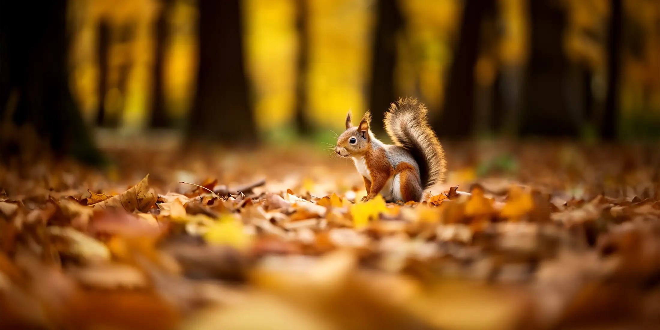 Écureuil d'Automne