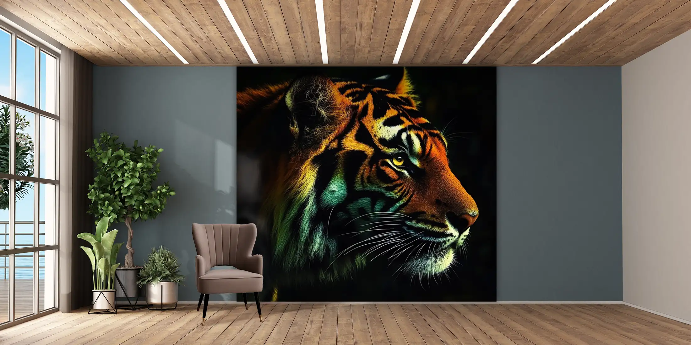 Tigre dans l'ombre