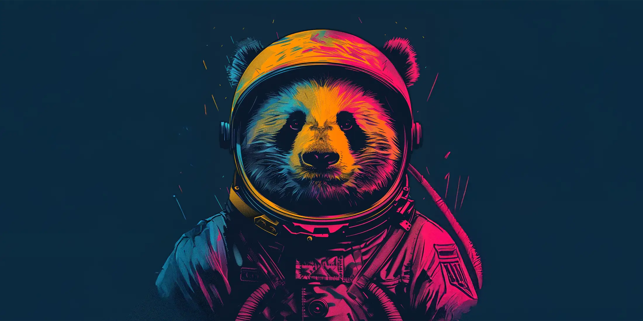 Panda Cosmonaute