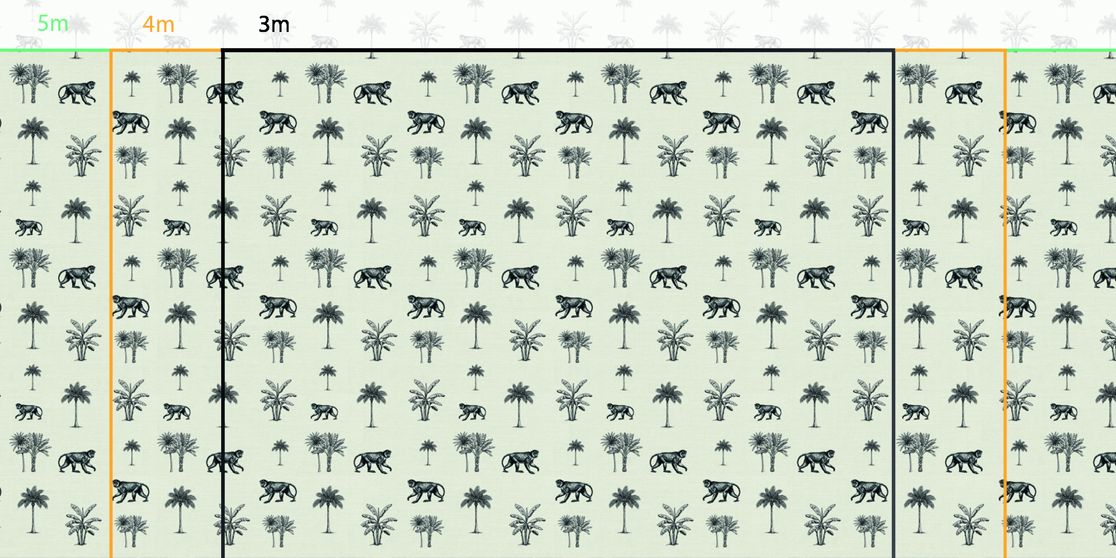 Singes au milieu des Palmiers