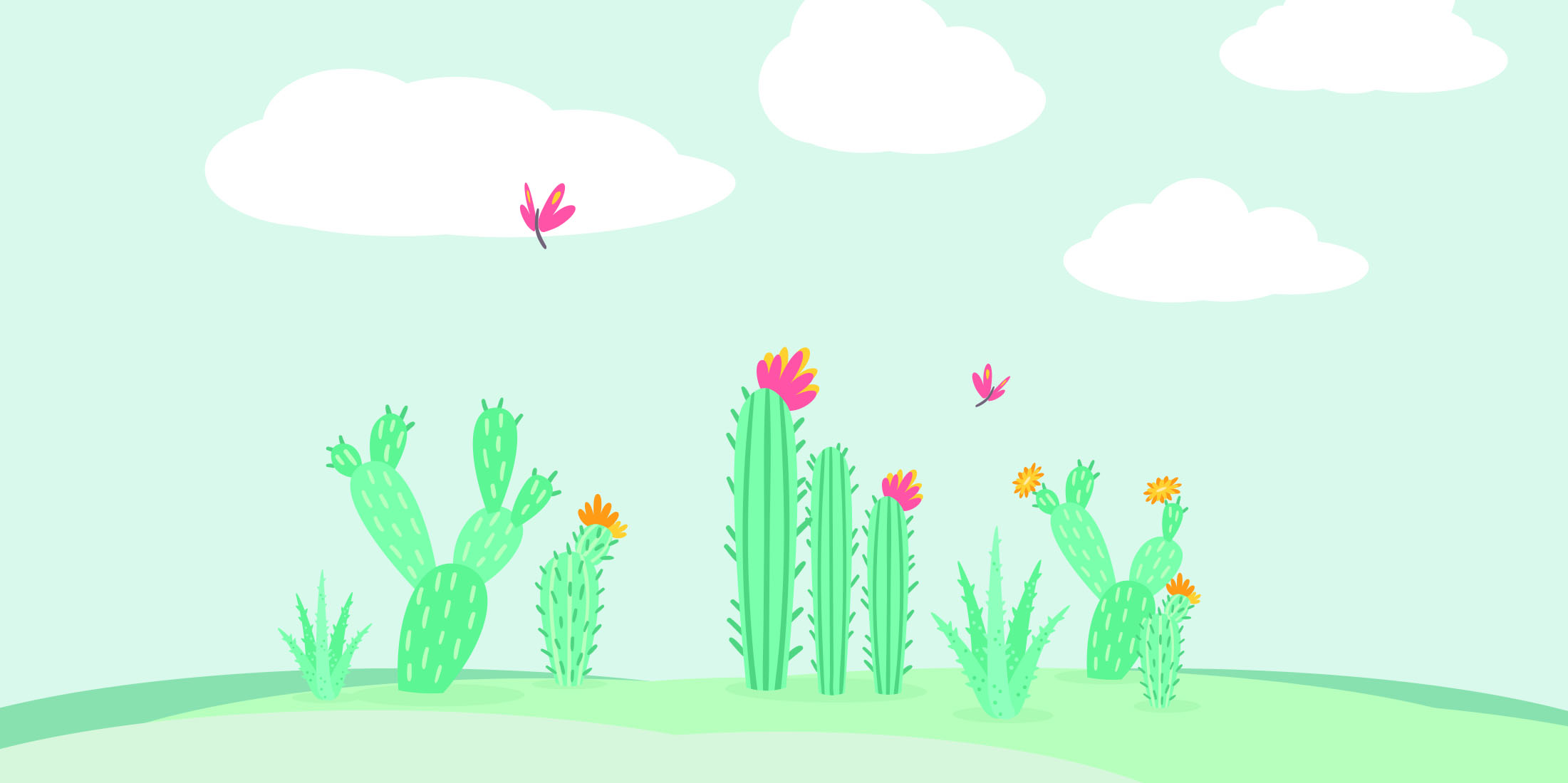 Paysage de Cactus