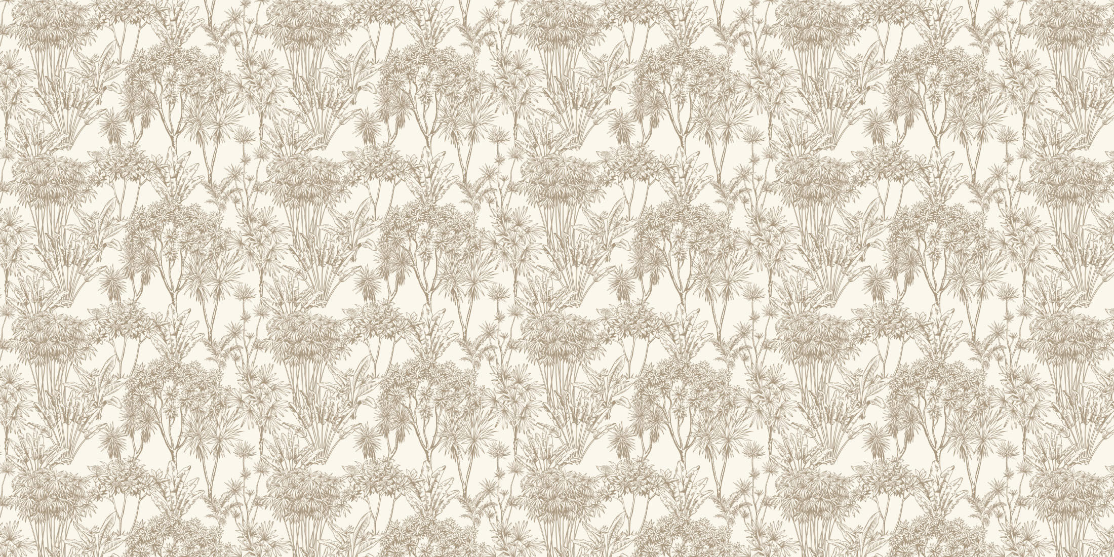 Végétation nuances de beige