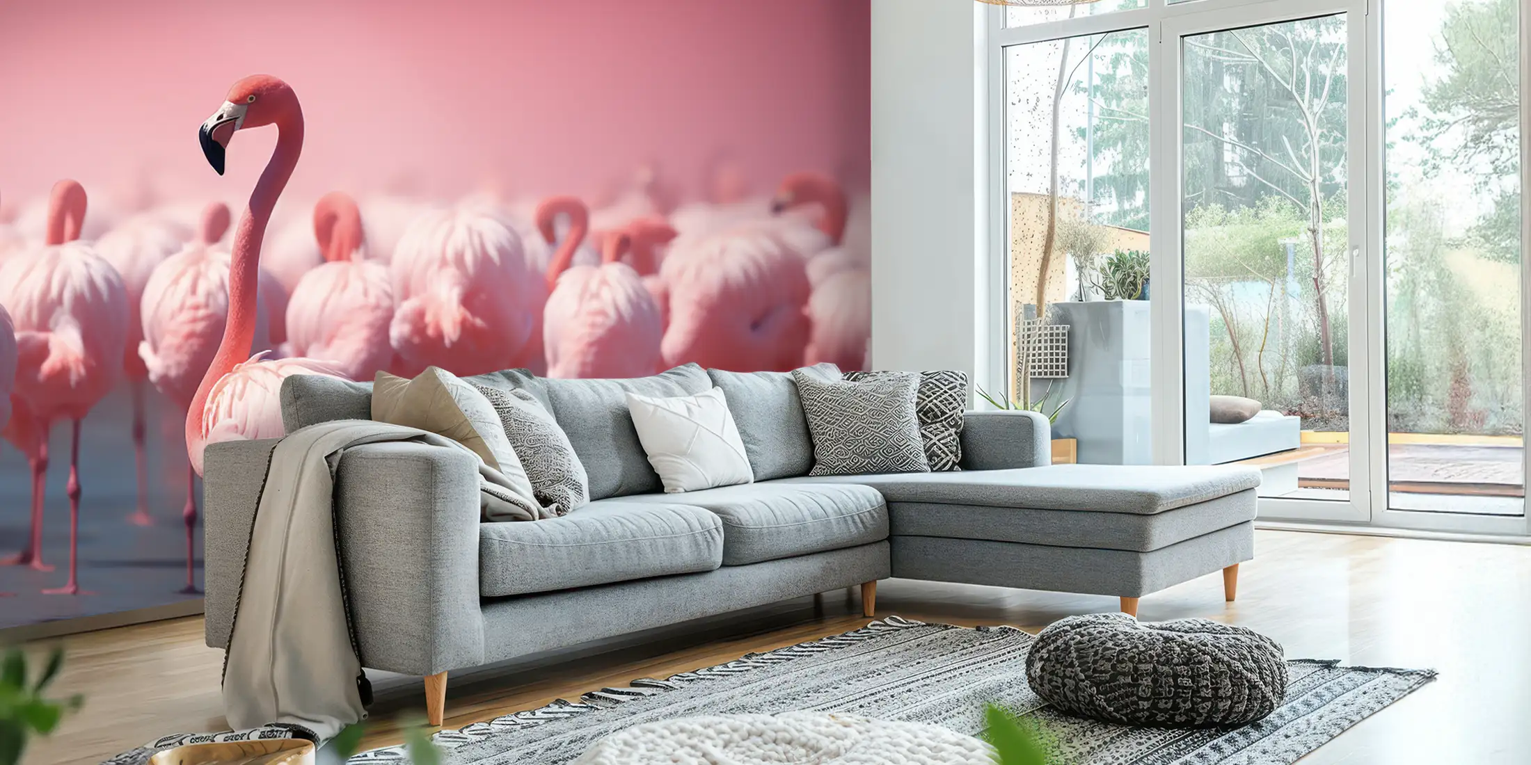 Flamants roses