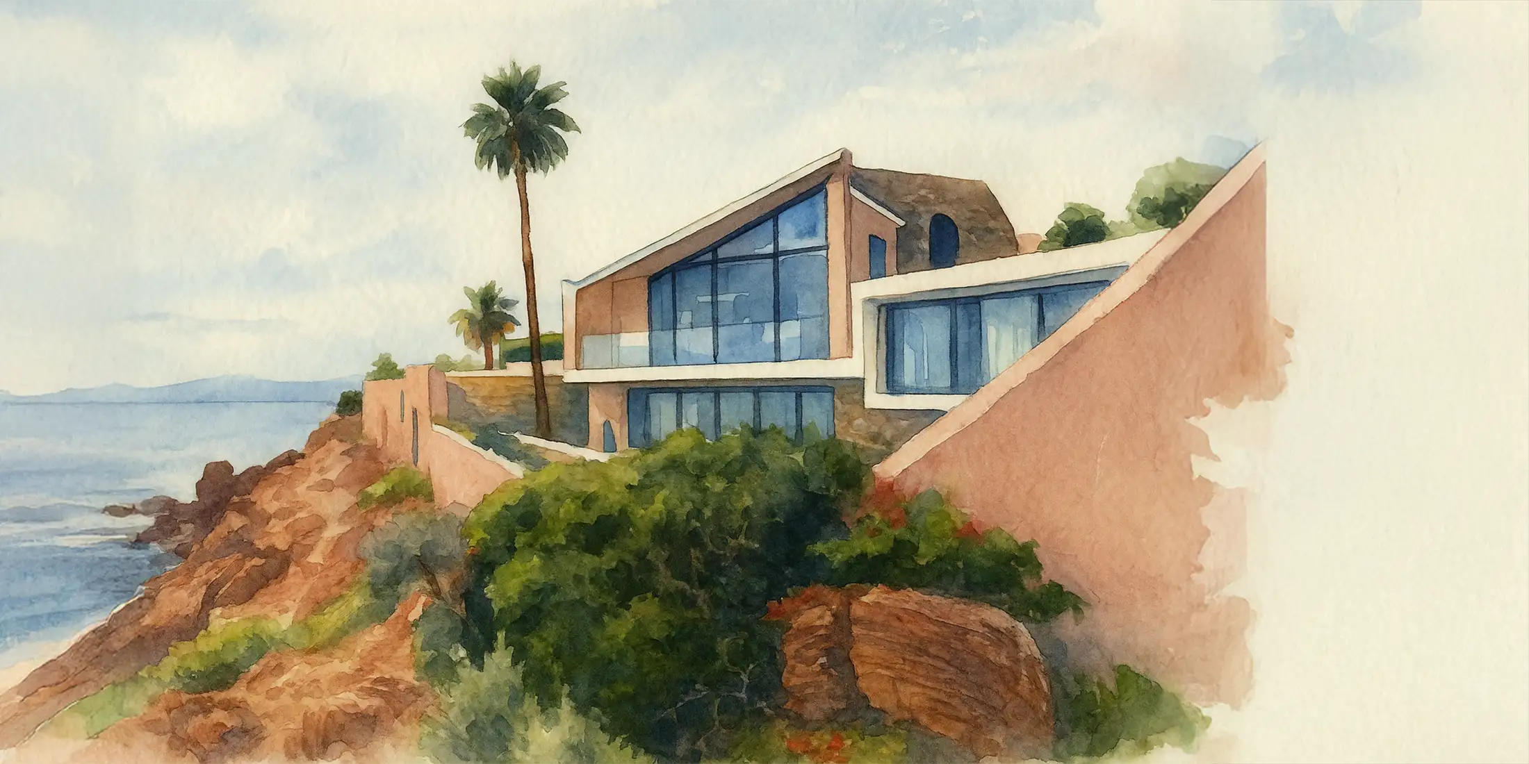 Villa en bord de Côte