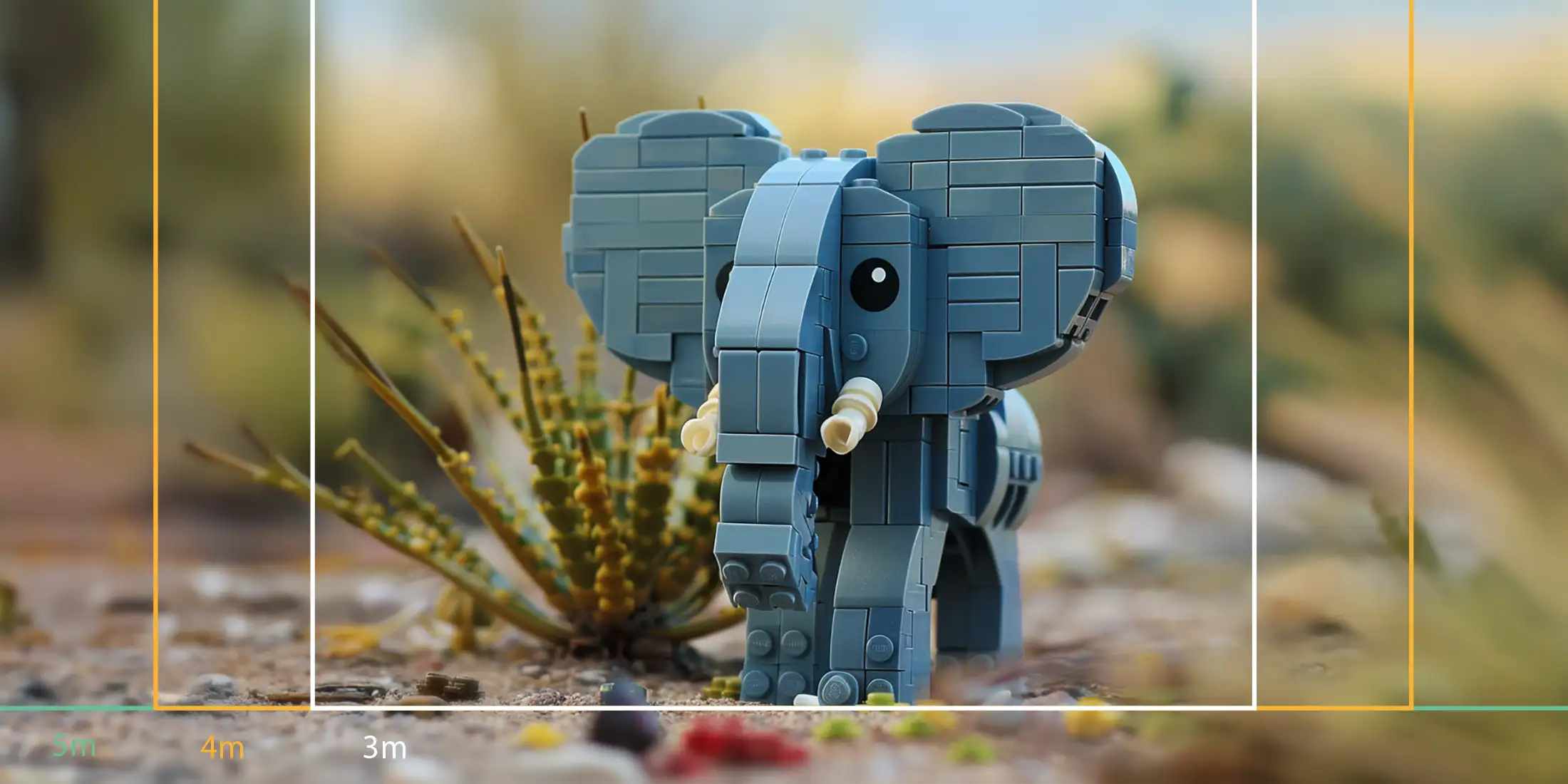 Éléphant LEGO