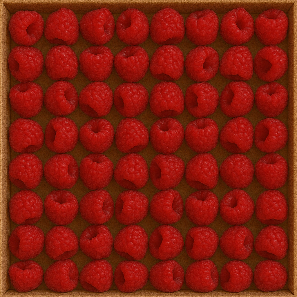 1KG Fresh Raspberries