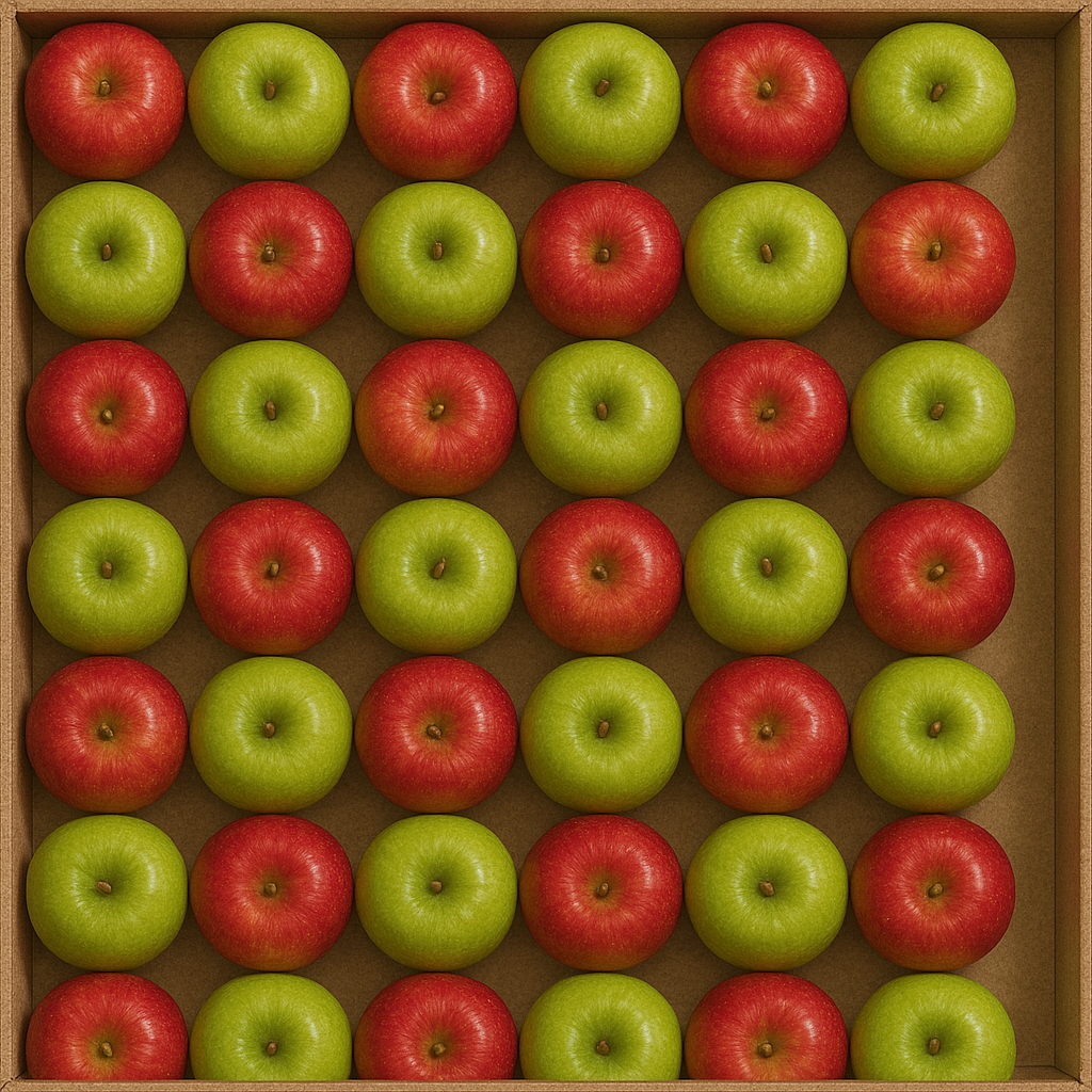 1KG Fresh Red and Green Apples