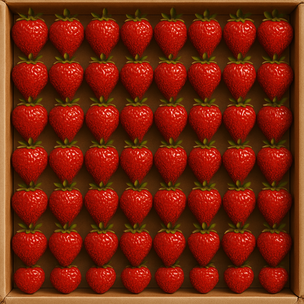 1KG Premium Fresh Strawberries