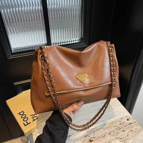 Brown Leather Handbag