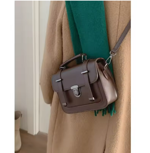 Leather Crossbody Satchel