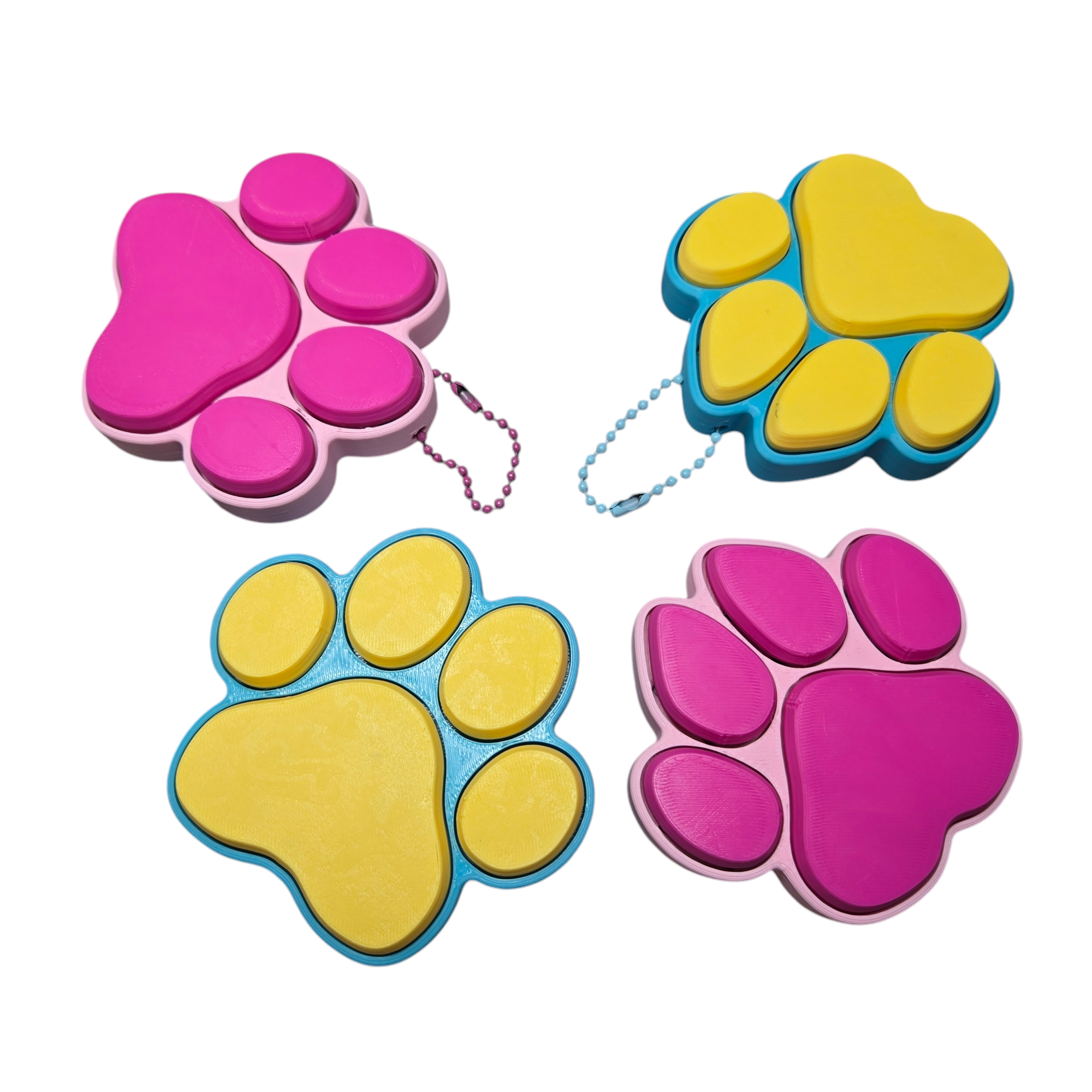 Paw Print Fidget Clicker