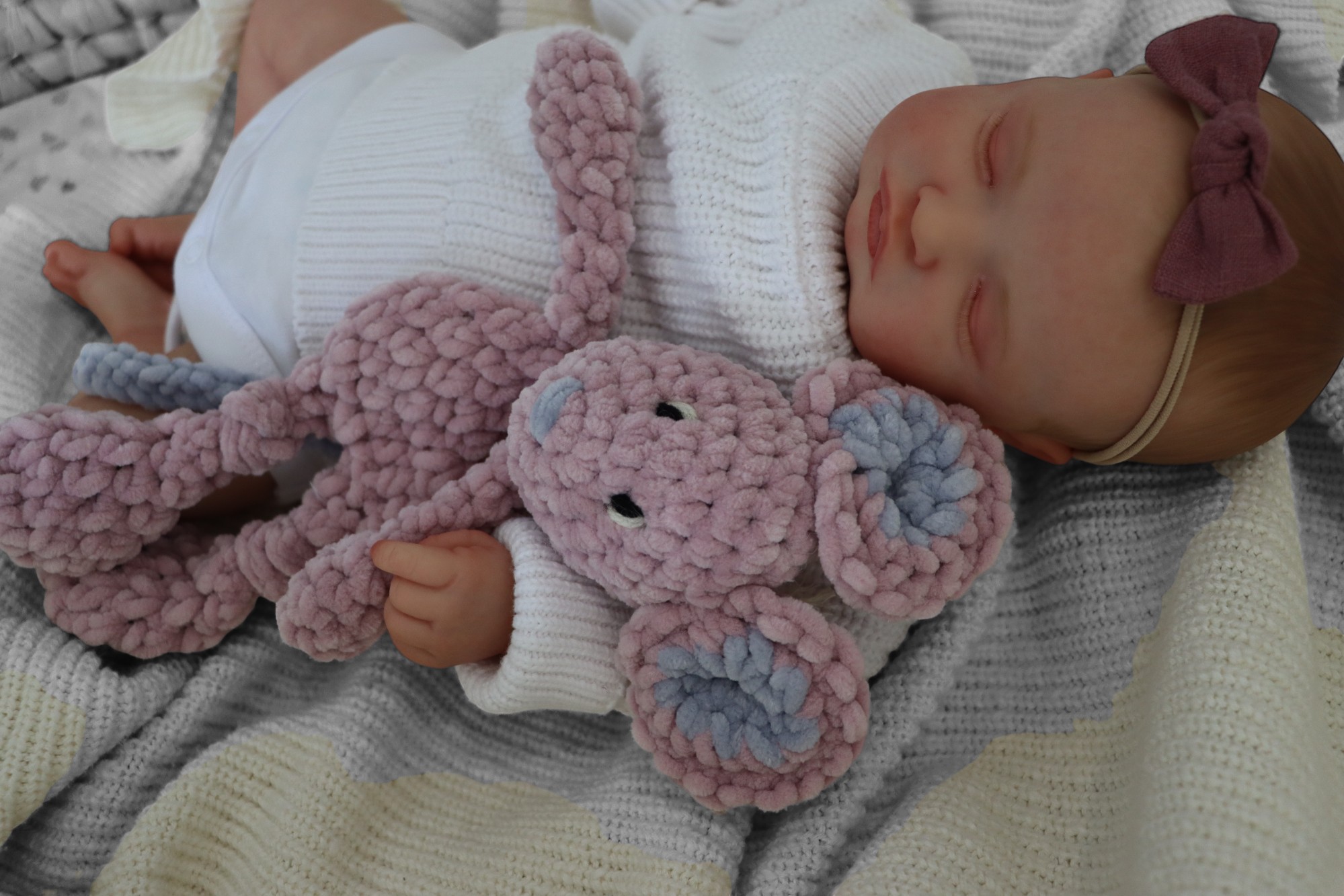 Knotted Lovie Mouse (Mini Size)