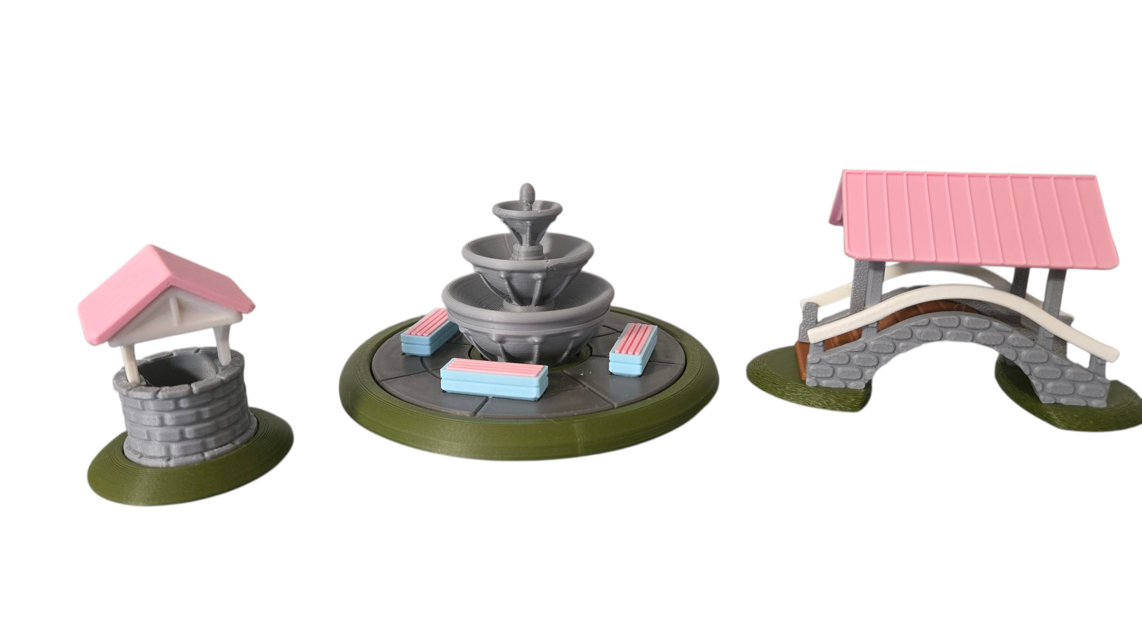 Fairy Village Parkland Pieces